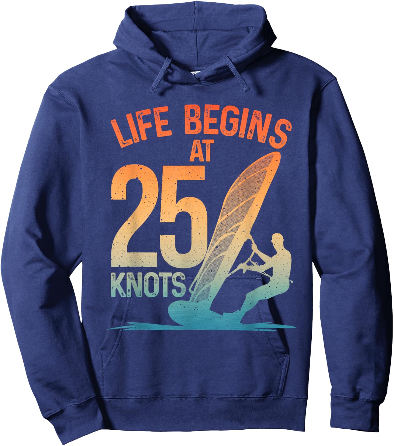 Funny Windsurfing Design Women Windsurfer Surfing Hoodie - Hoodie | Navy