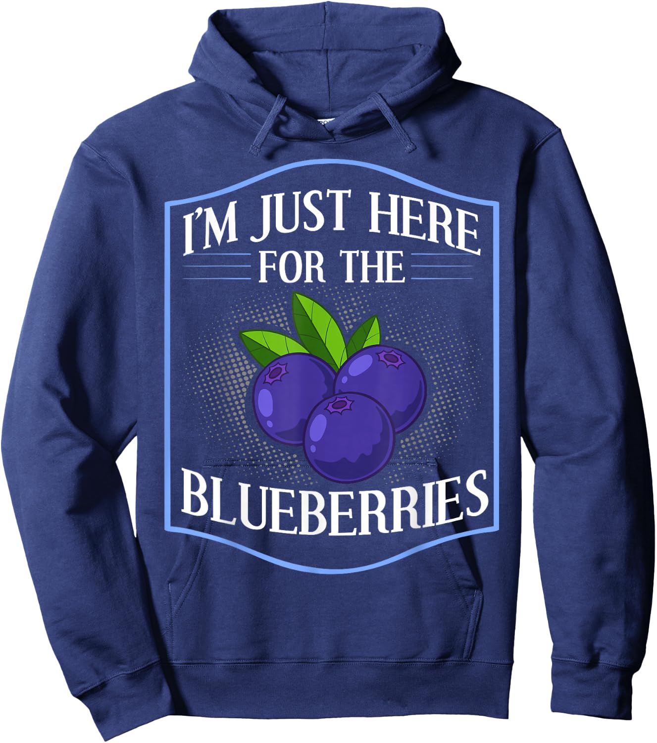 Blueberry Plant Blueberries Farmer Bush Tree Muffins Hoodie - Hoodie | Navy