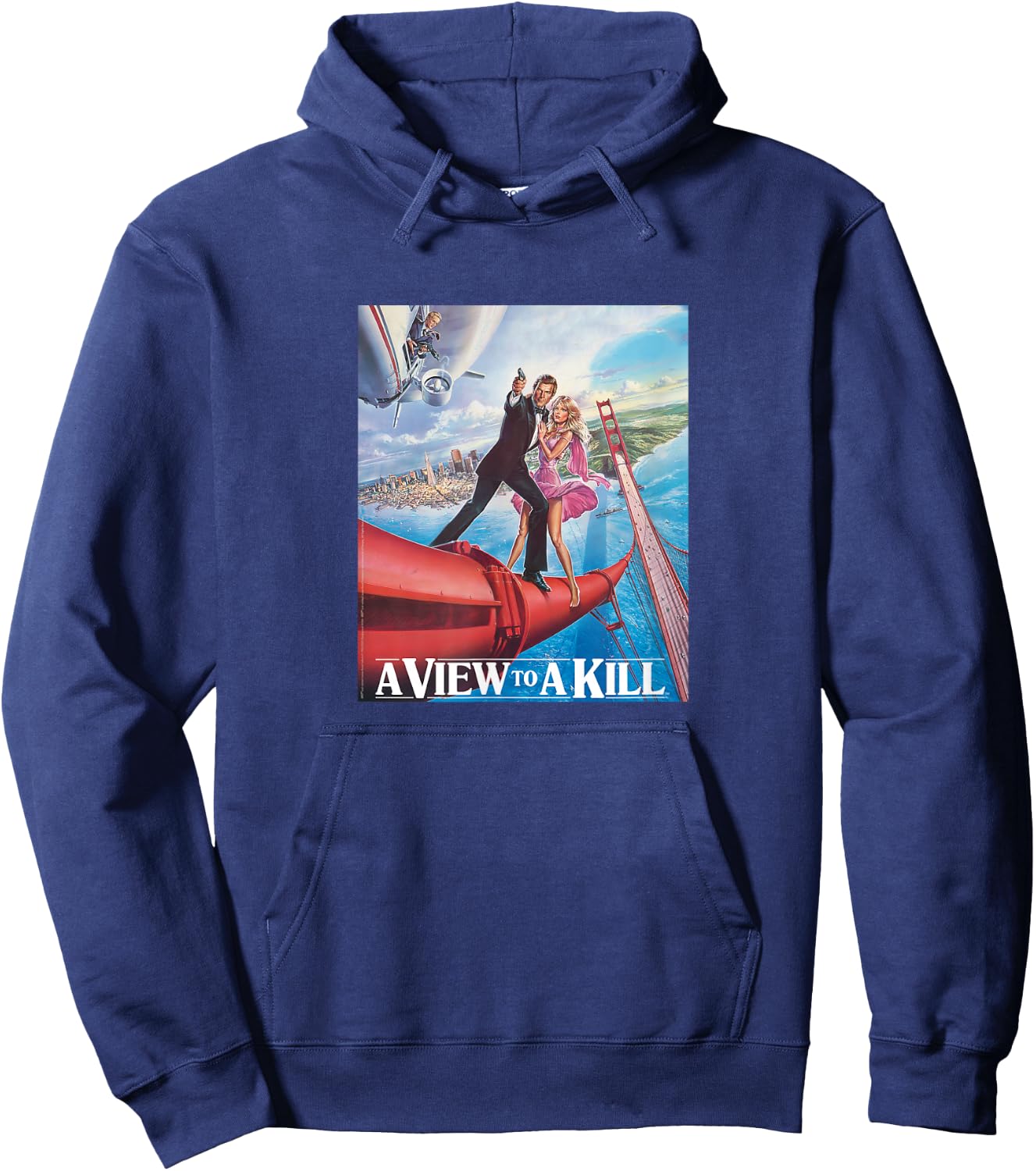 Official James Bond 007 A View to a Kill Hoodie - Hoodie | Navy
