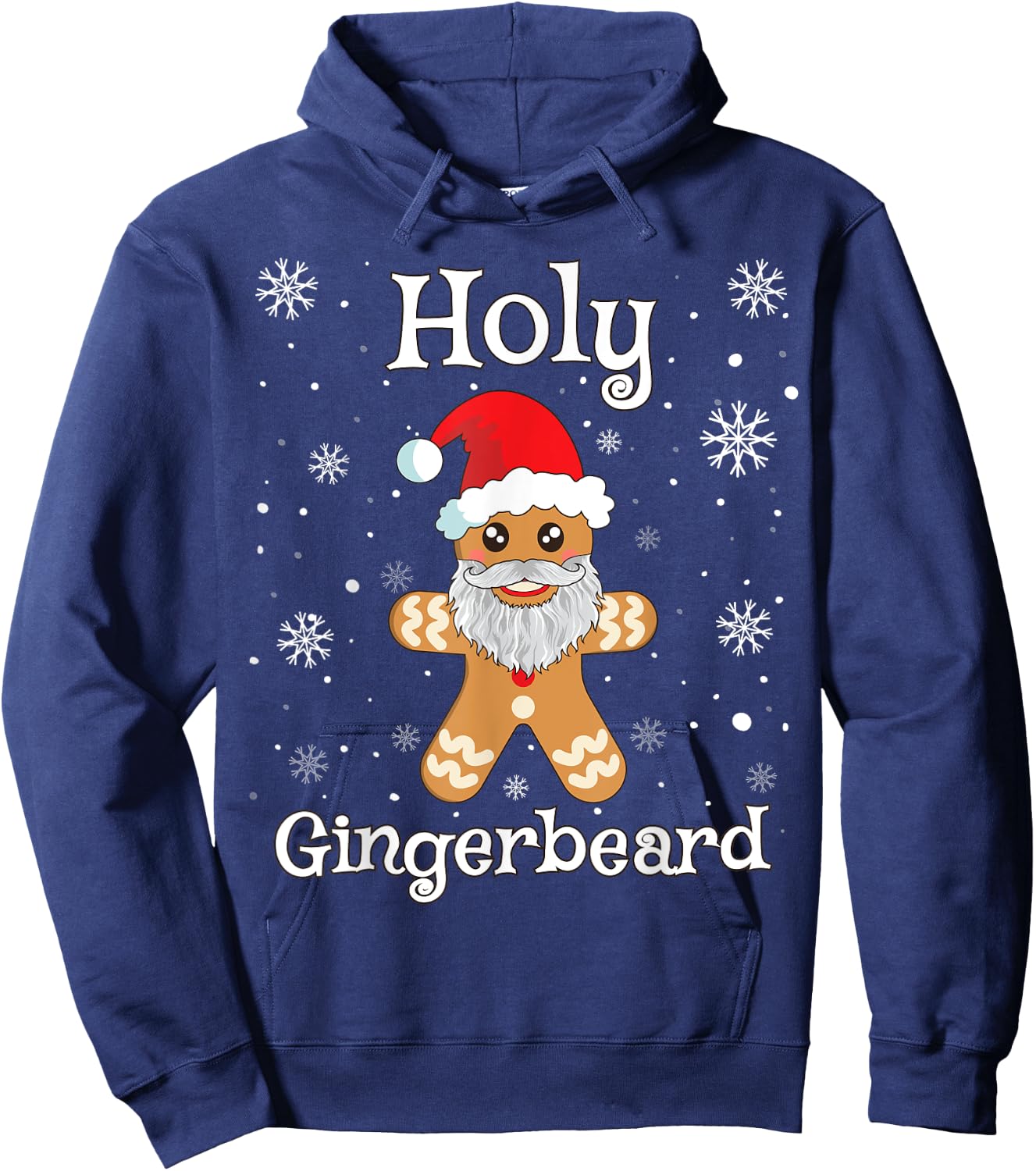 Gingerbread Shirt Funny Cute Christmas Holy Gingerbread Hoodie - Hoodie | Navy