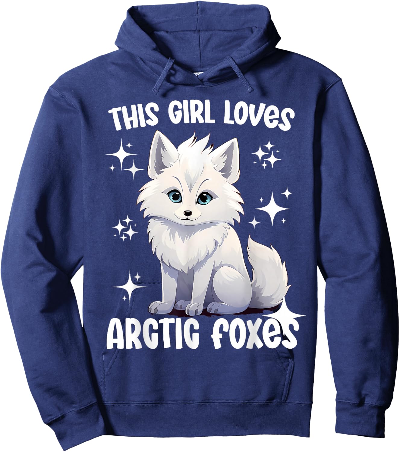 This Girl loves Arctic Fox Hoodie - Hoodie | Navy