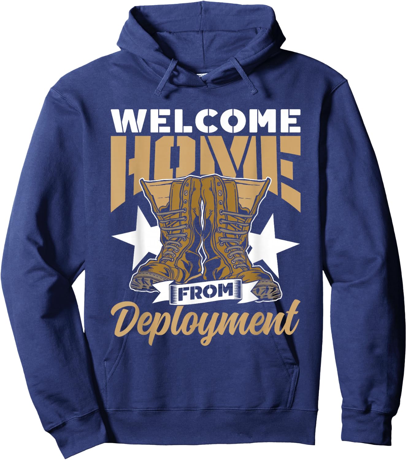 Welcome Home from Deployment Military Soldier Welcome Home Hoodie - Hoodie | Navy