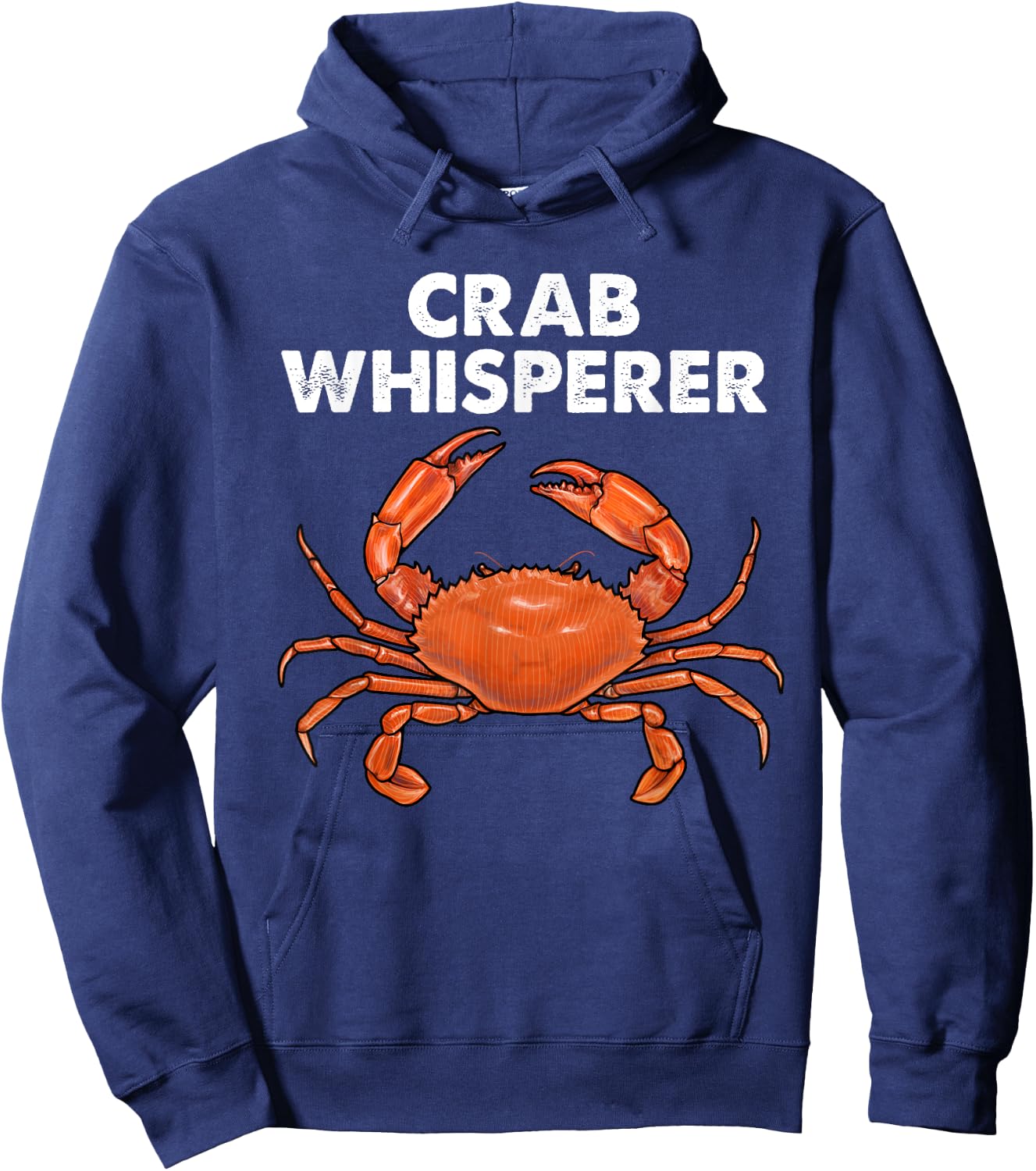 Cool Crab Whisperer Art Women Crabbing Crab Fishing Hoodie - Hoodie | Navy