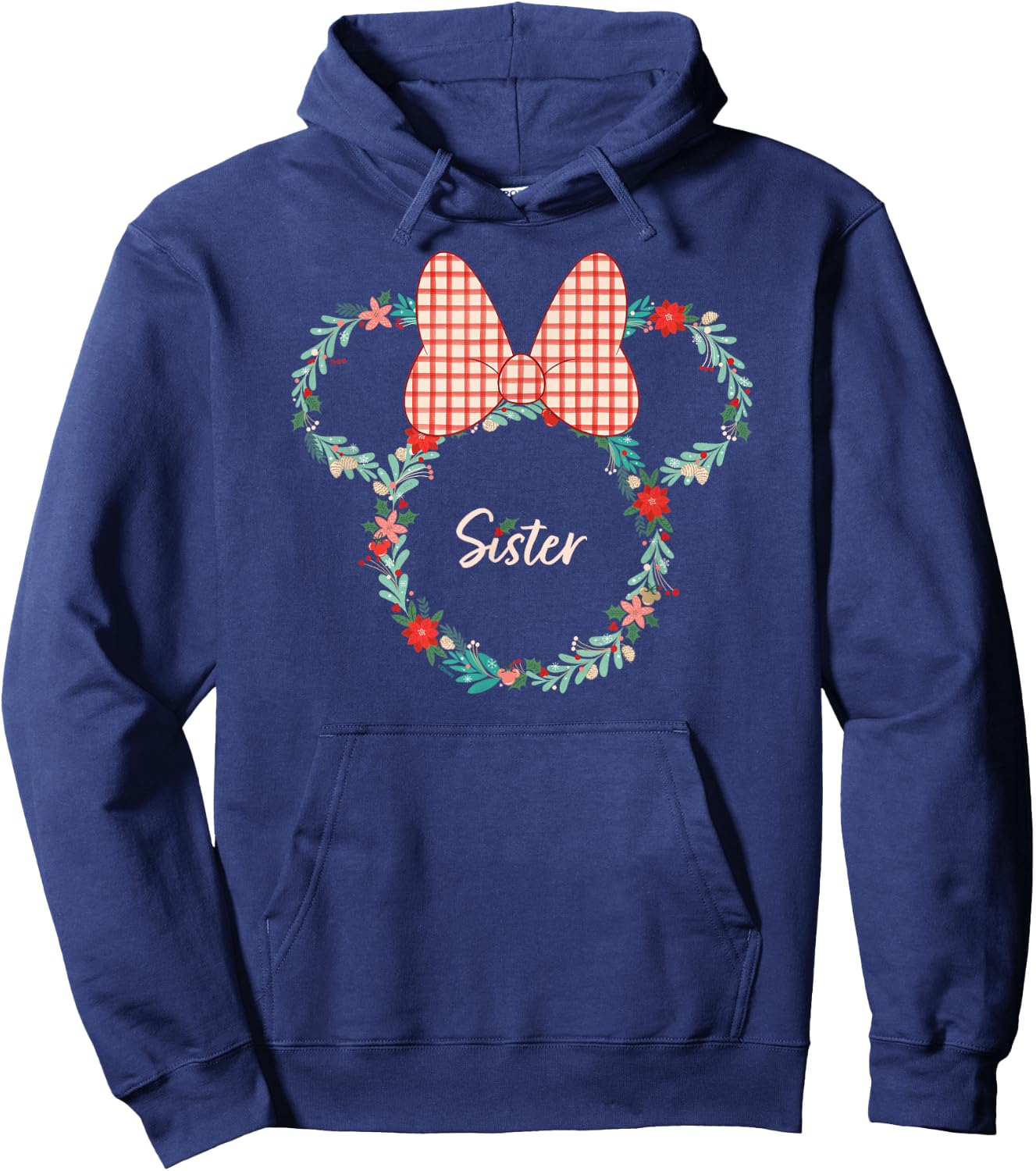 Disney Minnie Mouse Christmas Family Vacation Trip Sister Hoodie - Hoodie | Navy