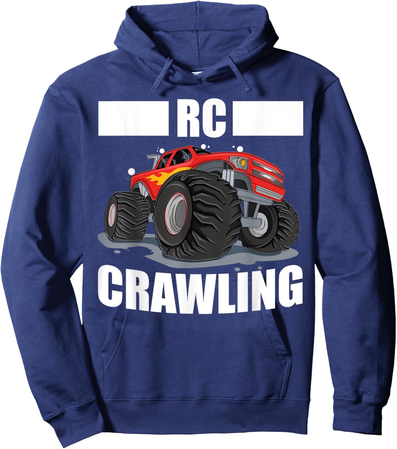 RC Crawling RC Crawler Funny RC Truck Remote Control Car Hoodie - Hoodie | Navy