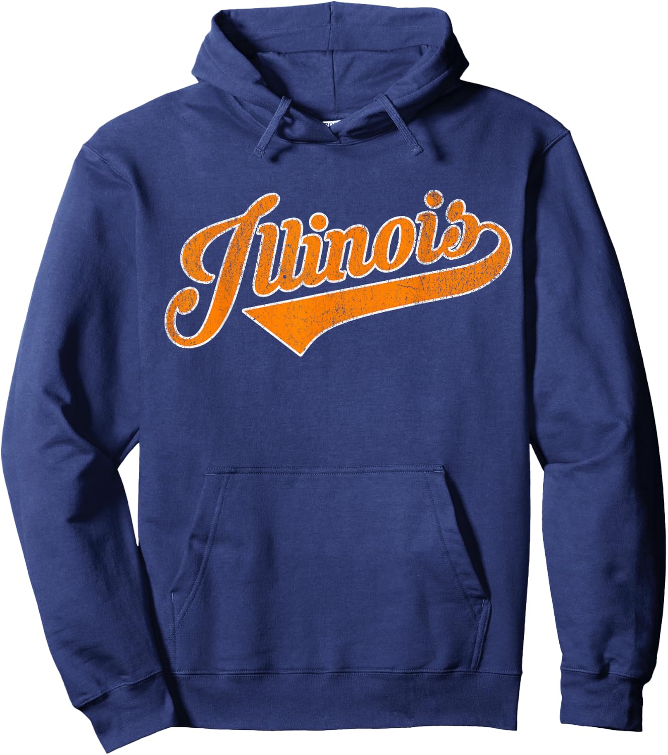 Illinois vintage city Hoodie - Hoodie | Navy
