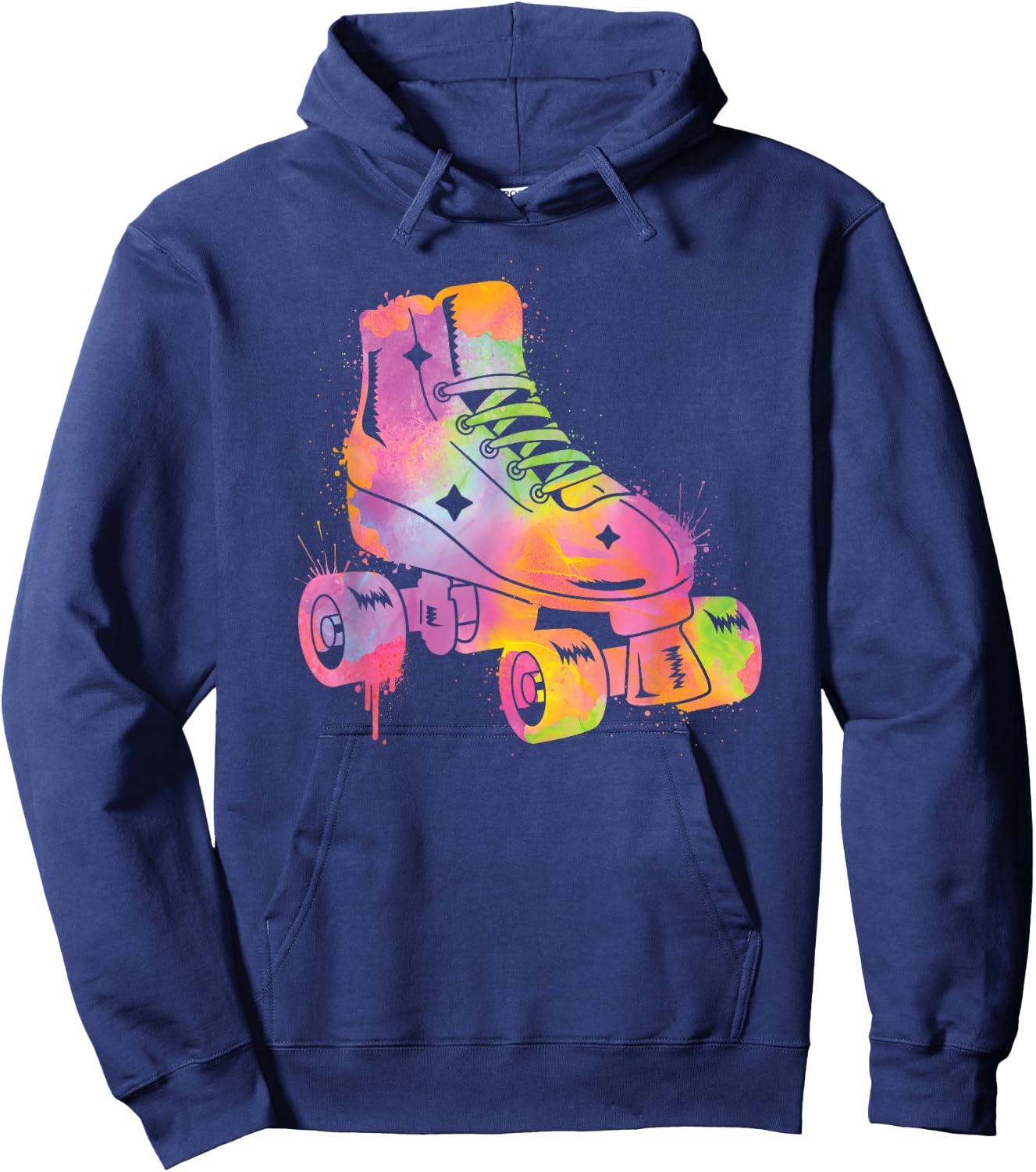 Roller Skater Rollerskate Women Girls Roller Skating Kids Hoodie - Hoodie | Navy