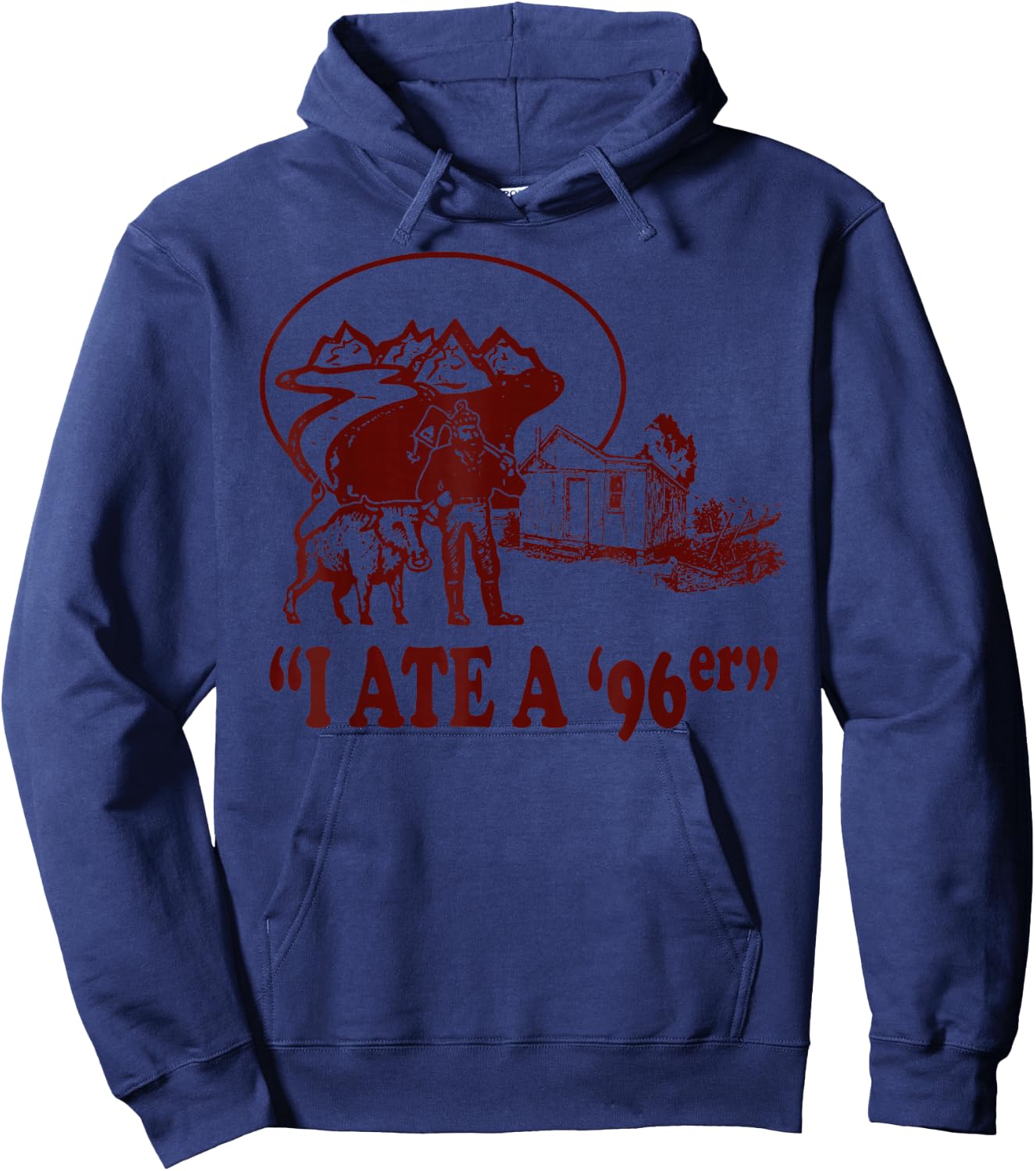 Retro 96er Vintage Hoodie - Hoodie | Navy