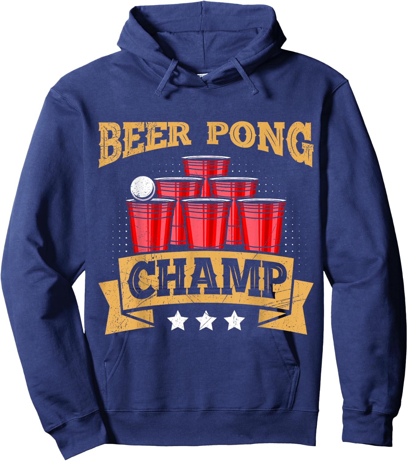 Beer Pong Champion Beer Pong Champ Beer Pong Hoodie - Hoodie | Navy