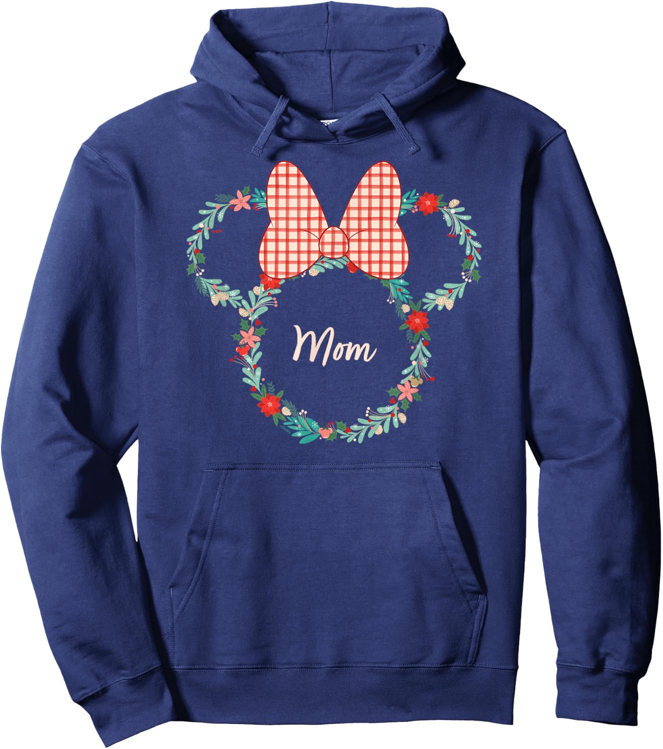 Disney Minnie Mouse Christmas Family Vacation Trip Mom Hoodie - Hoodie | Navy