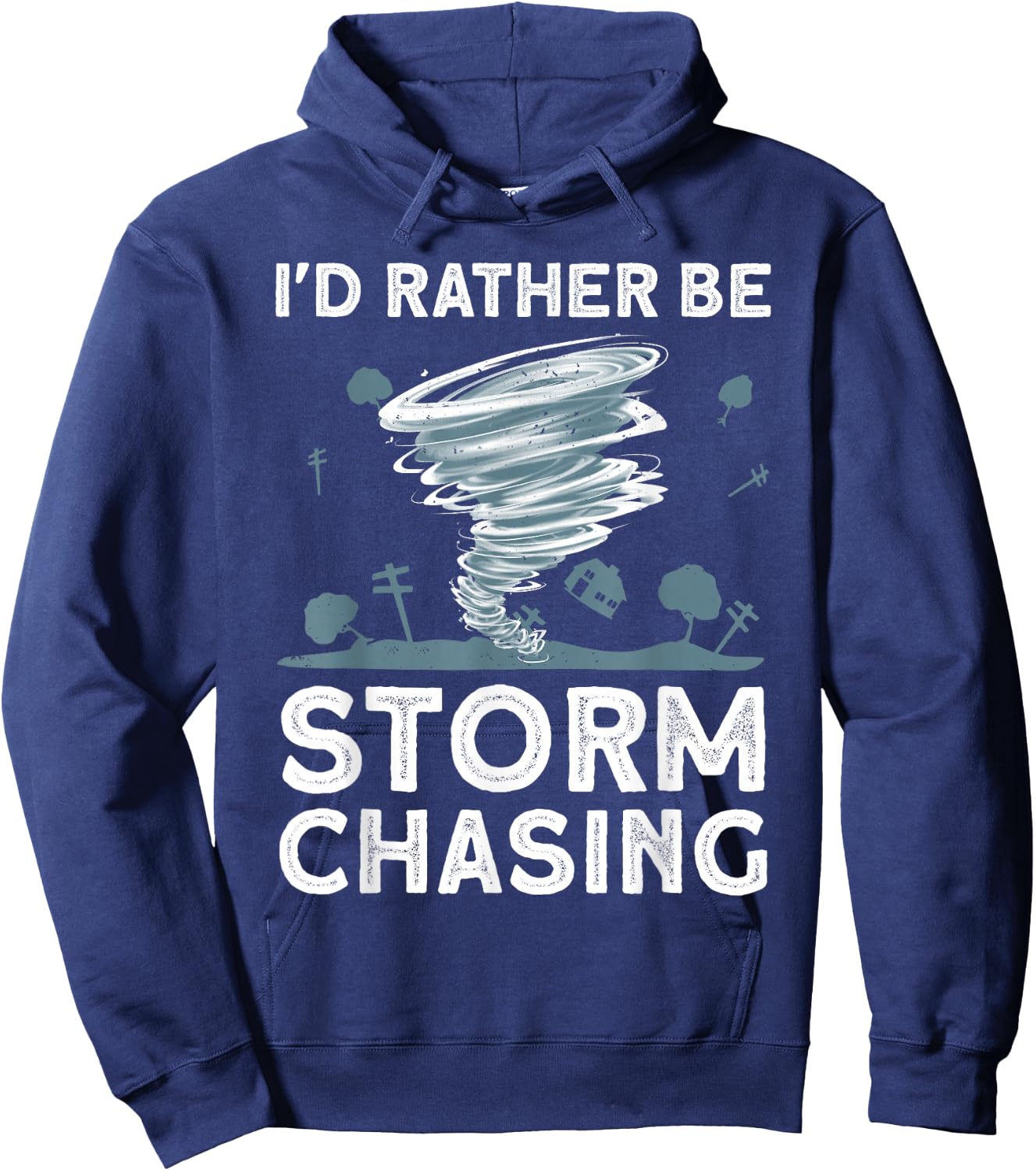Cool Storm Chasing Women Kids Hurricane Hunter Hoodie - Hoodie | Navy