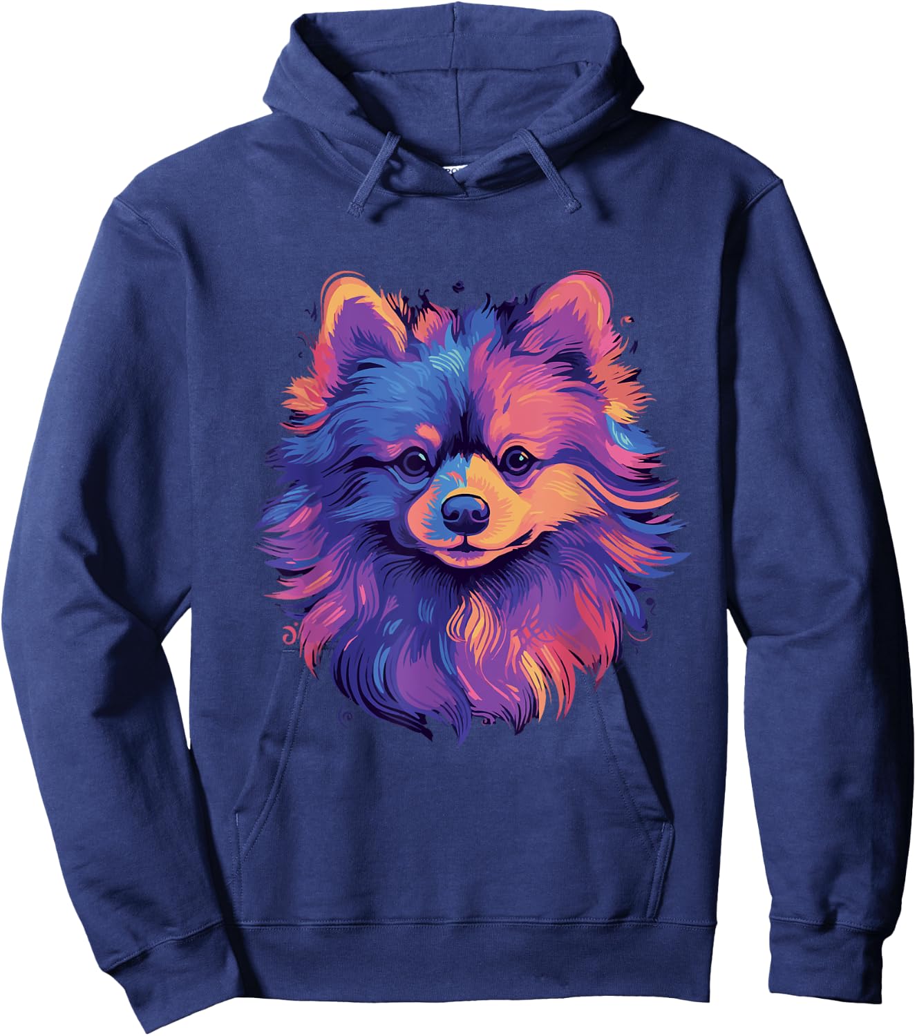 Pomeranian Color Hoodie - Hoodie | Navy