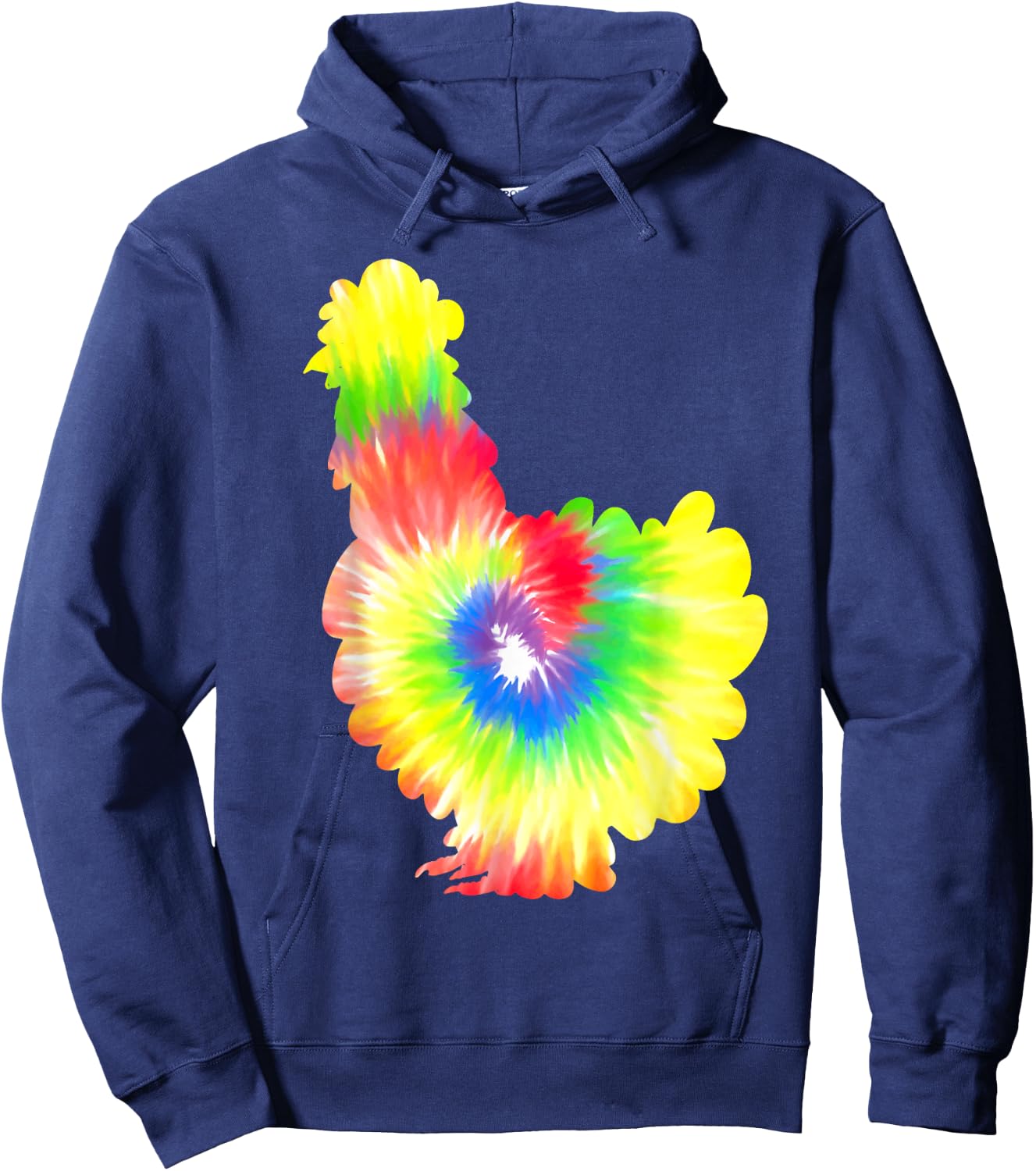 Silkie Chicken Hippi Farmer Poulet Pet Chinese Silk Chicken Hoodie - Hoodie | Navy