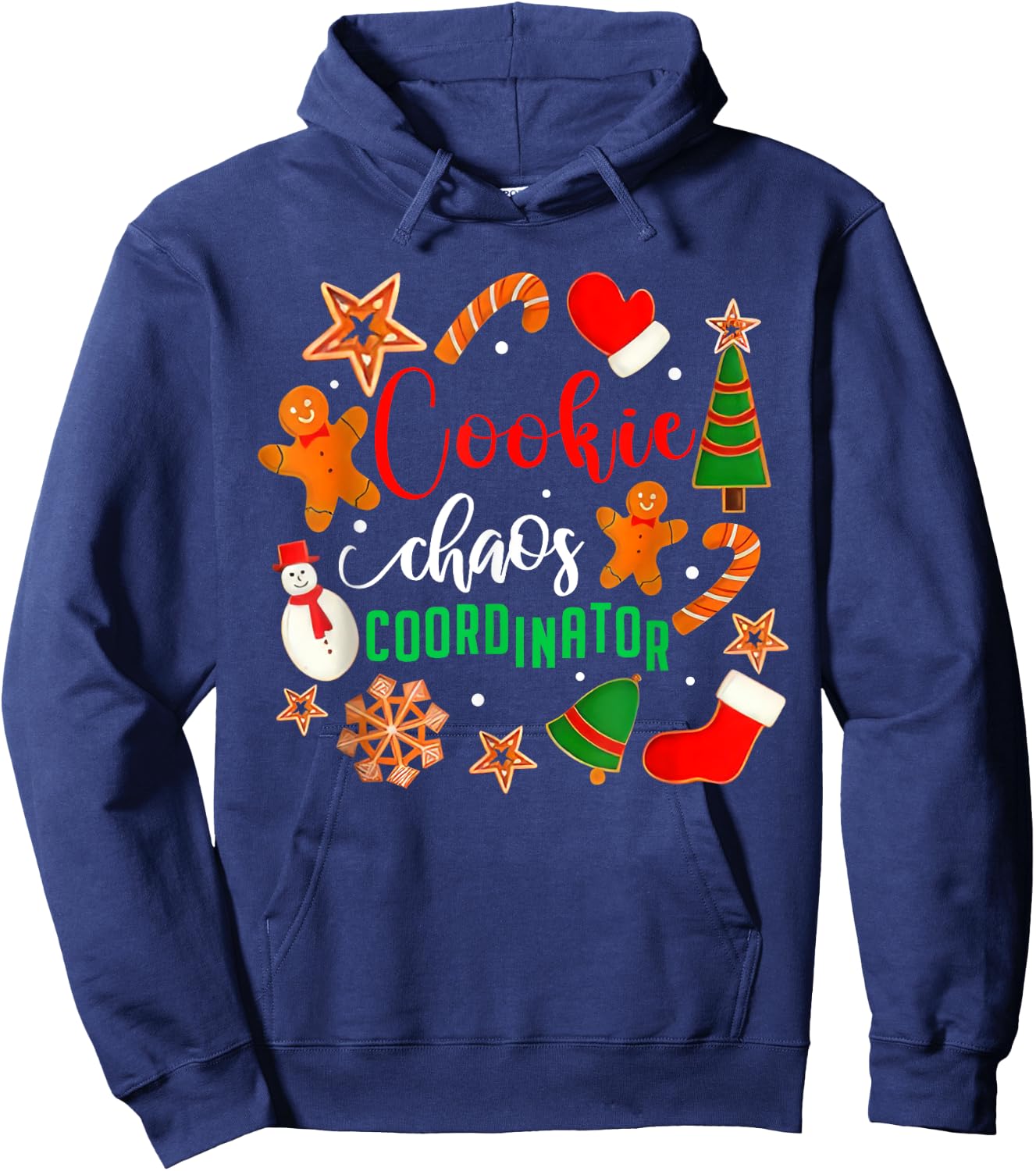 Cookie Chaos Coordinator Cookie Chaos Coordinator Funny Cookie Bake Hoodie - Hoodie | Navy