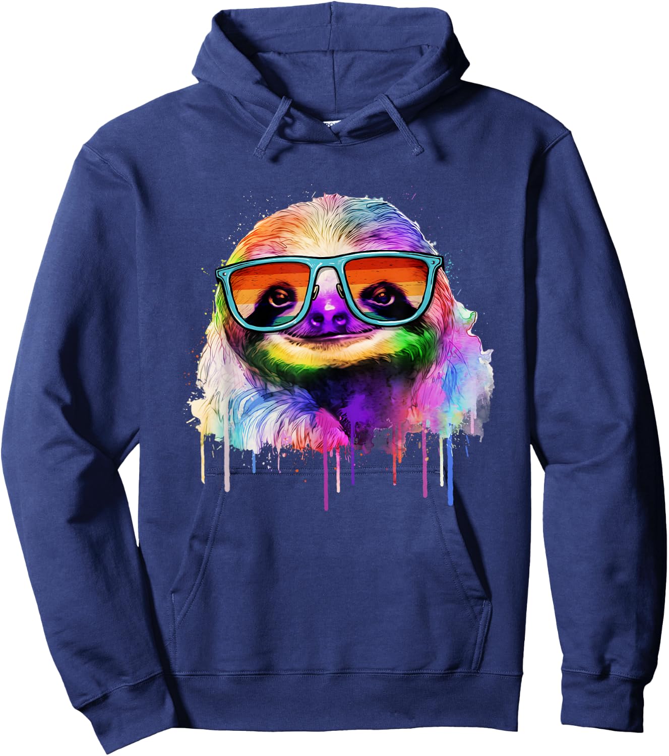 Sneaking Sloth - Wildlife Animal Lover Zookeeper Zoologist Hoodie - Hoodie | Navy