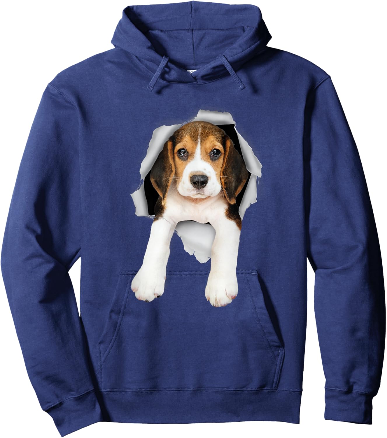 Sneaking Beagle - Puppy Dog Lover Animal Breeder Pet Owner Hoodie - Hoodie | Navy