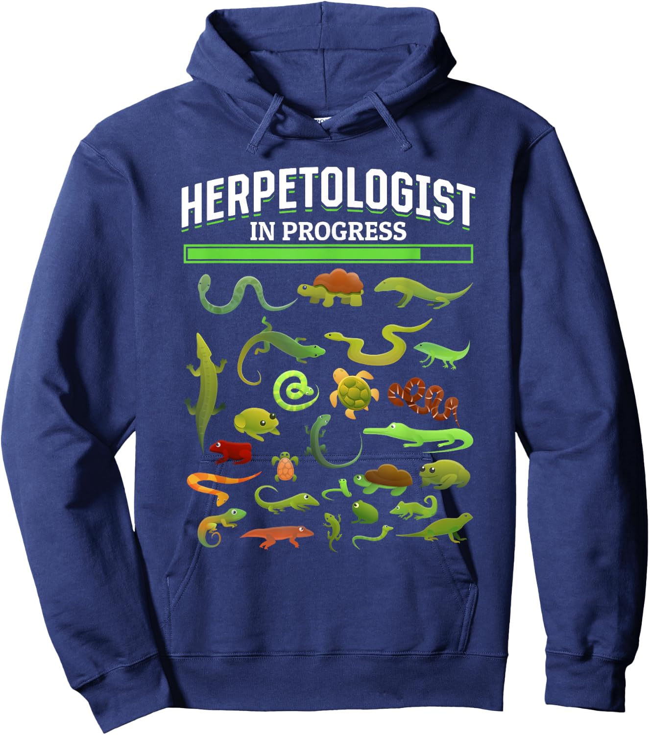 Future Herpetologist Zoology Reptiles Hoodie - Hoodie | Navy