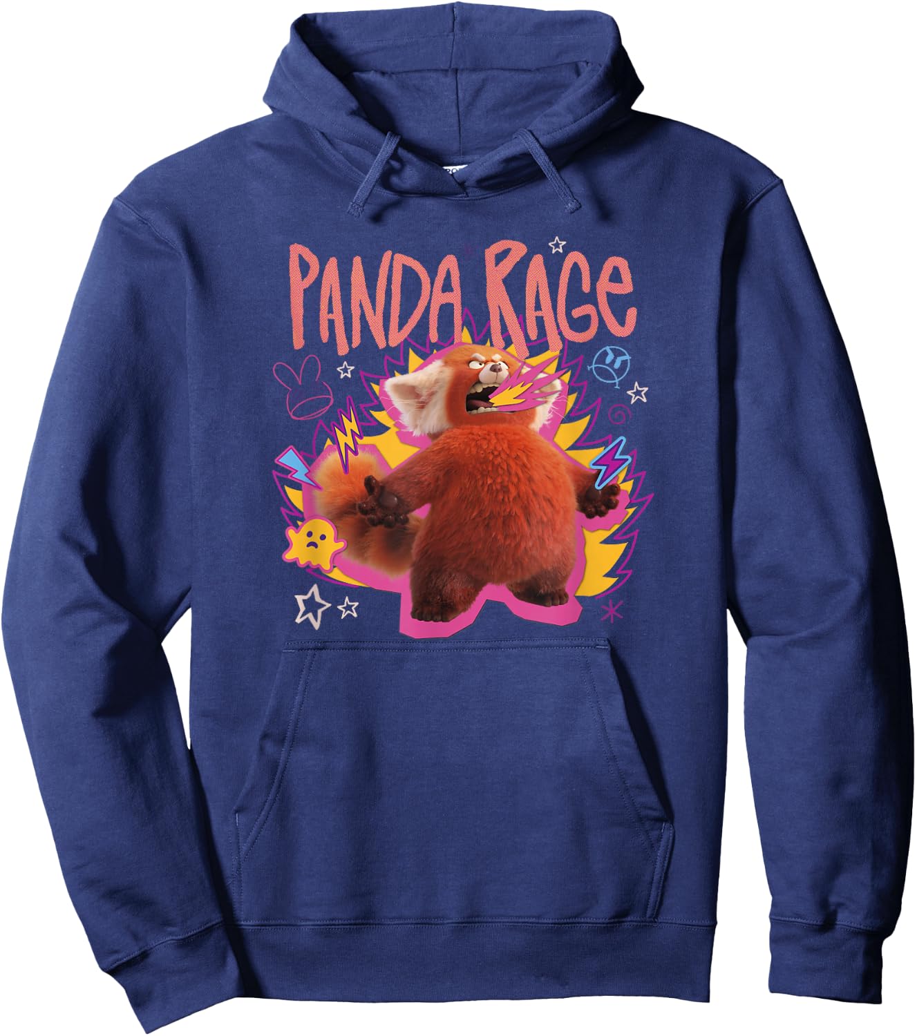 Disney Pixar Turning Red Mei Panda Rage Hoodie - Hoodie | Navy