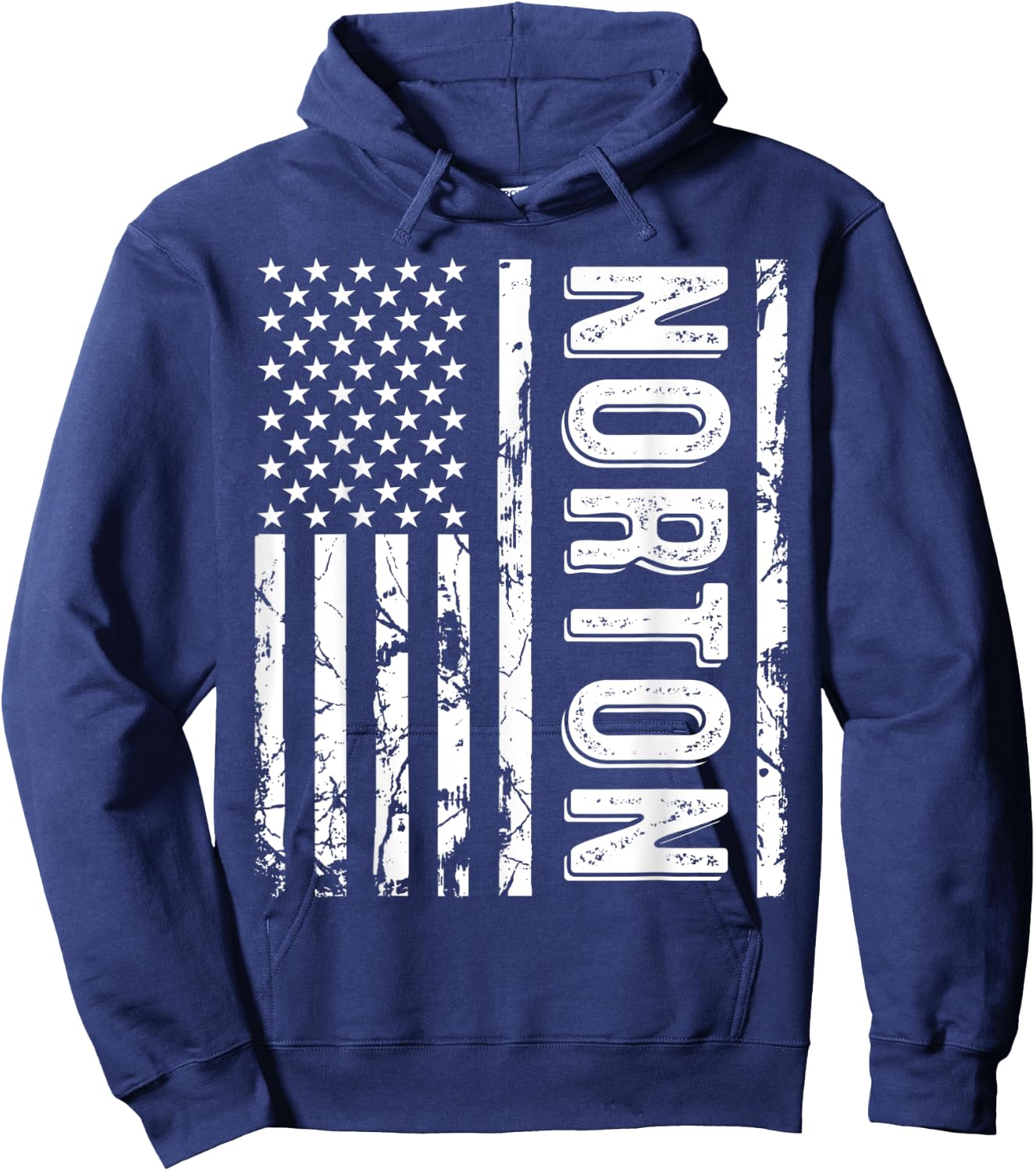 Norton Last Name Funny Surname Team Norton Family Reunion Hoodie - Hoodie | Navy