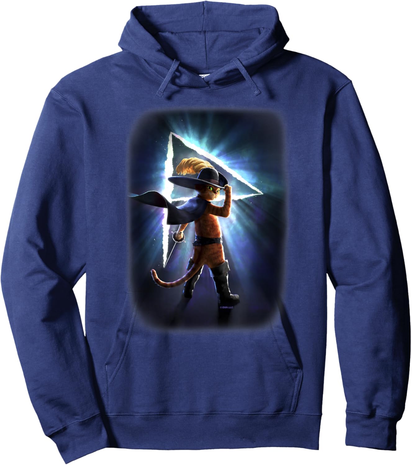 DreamWorks Puss in Boots: The Last Wish Epic Silhouette Small Hoodie - Hoodie | Navy
