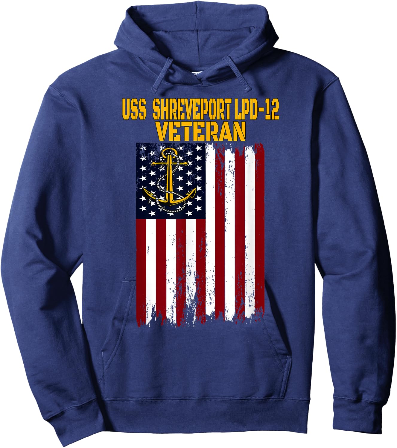 USS Shreveport LPD-12 Amphibious Transport Docks Veteran Day Hoodie - Hoodie | Navy
