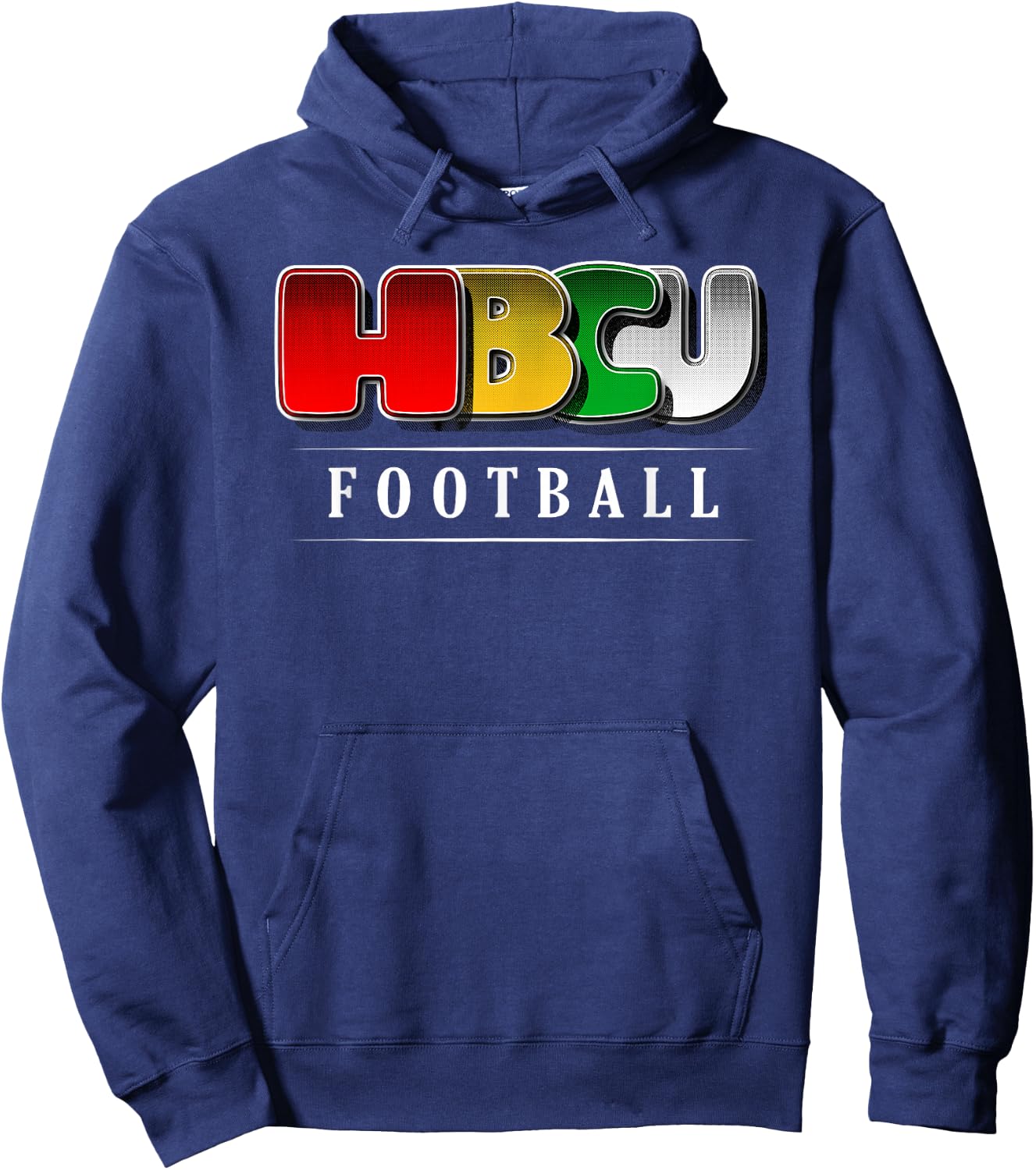 HBCU Football | Black College Football Pride Hoodie - Hoodie | Navy