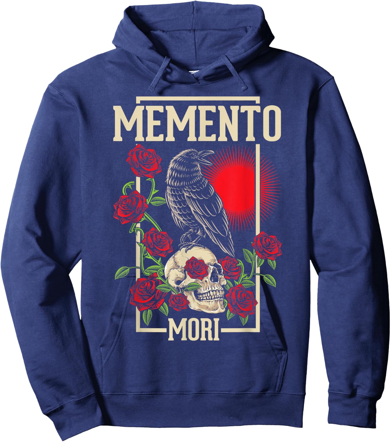 Memento Mori Stoicism Philosophy Stoic Philosopher Quote Hoodie - Hoodie | Navy