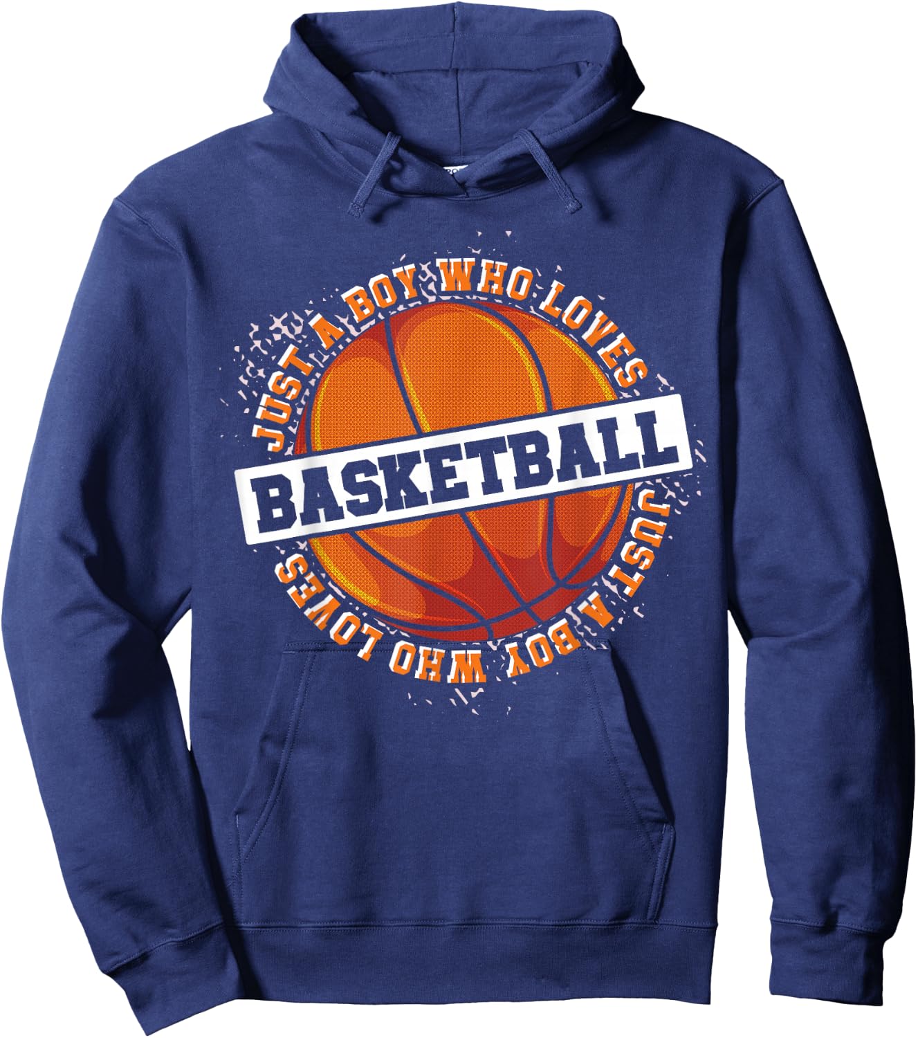 Basketball Fan Basketball Player Boys Sport Basketball Hoodie - Hoodie | Navy