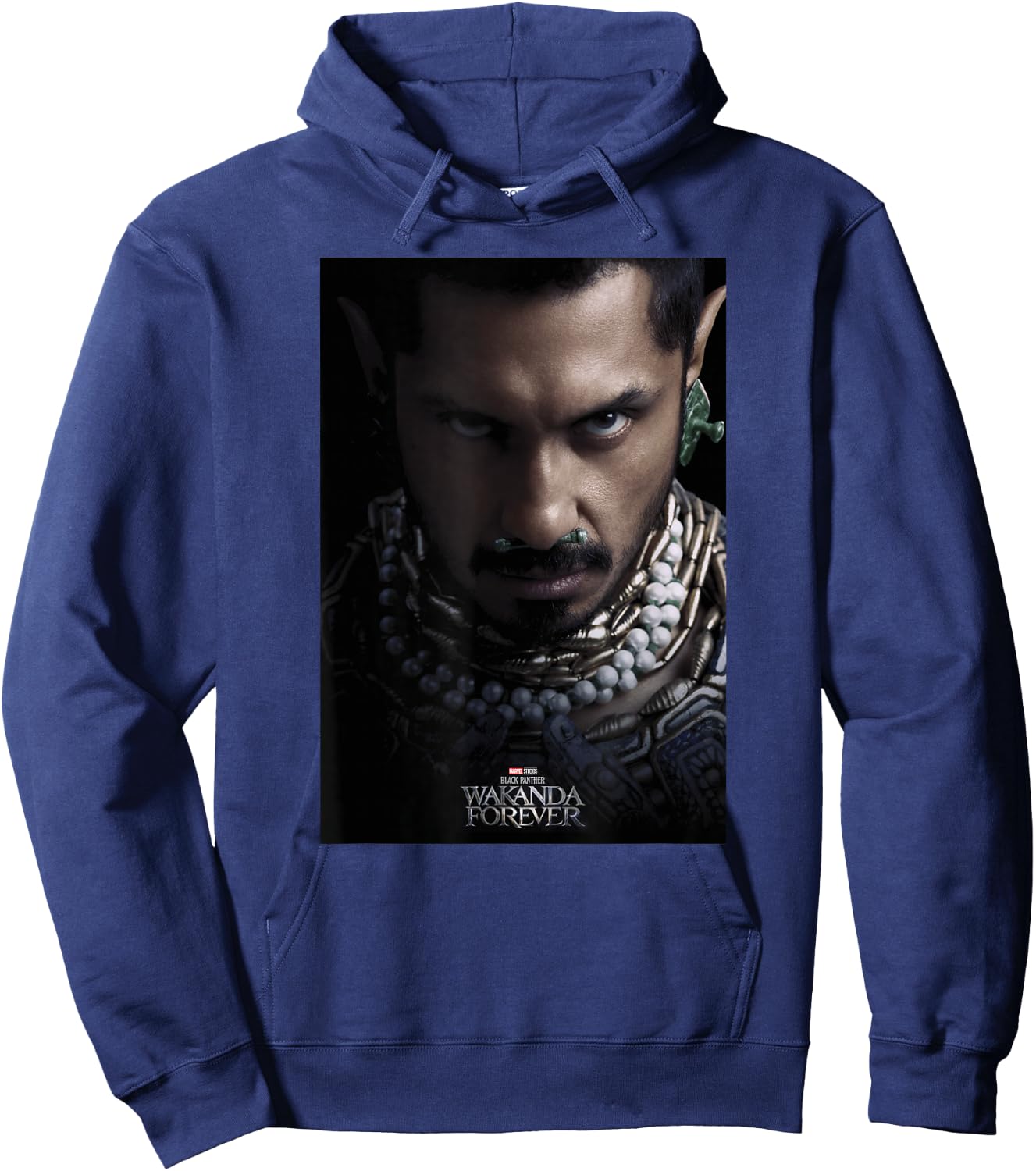 Marvel Black Panther: Wakanda Forever Namor Poster Hoodie - Hoodie | Navy
