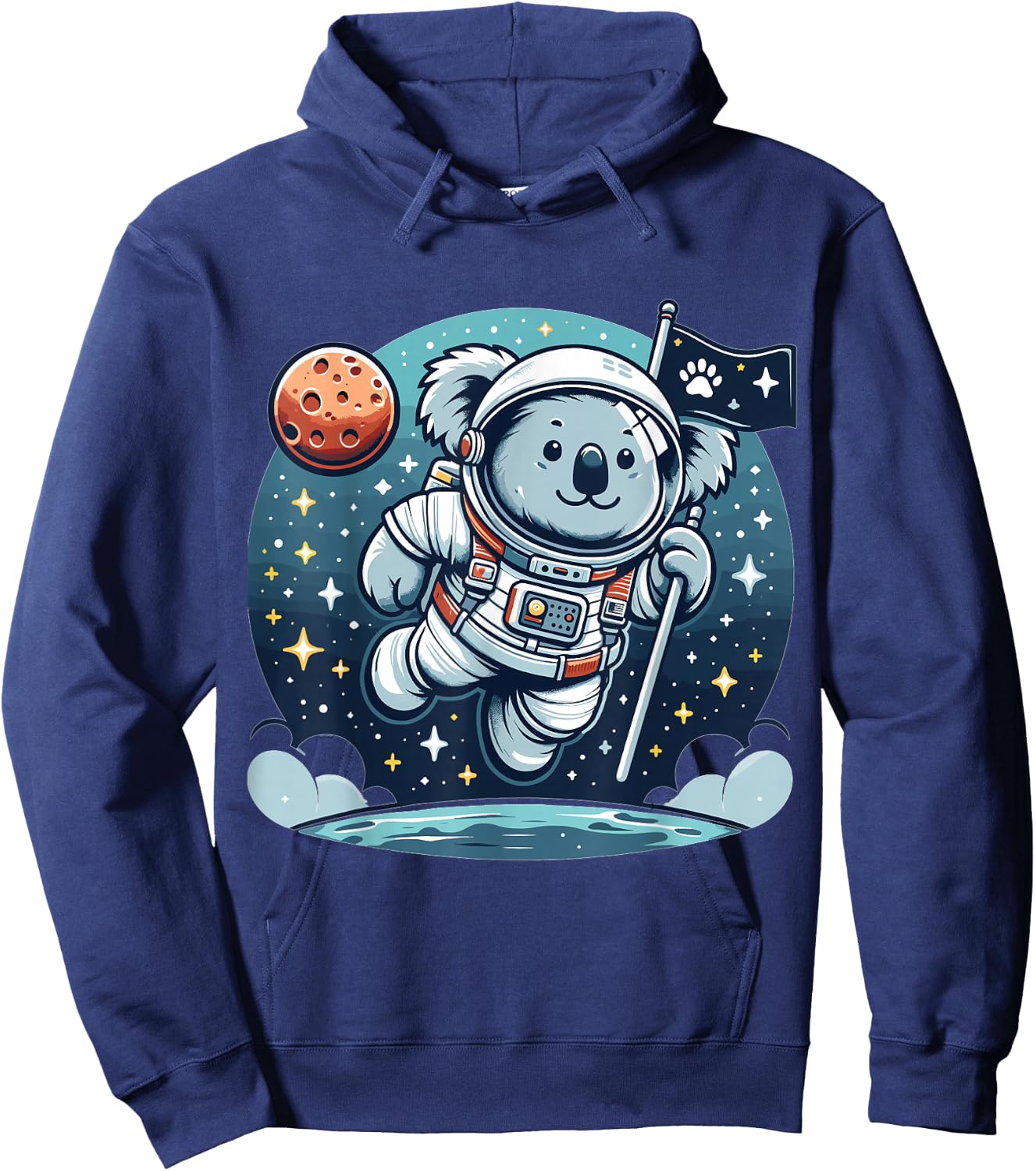 Astronaut Koala Bear for Koala Bear lovers and Koala Bear Hoodie - Hoodie | Navy