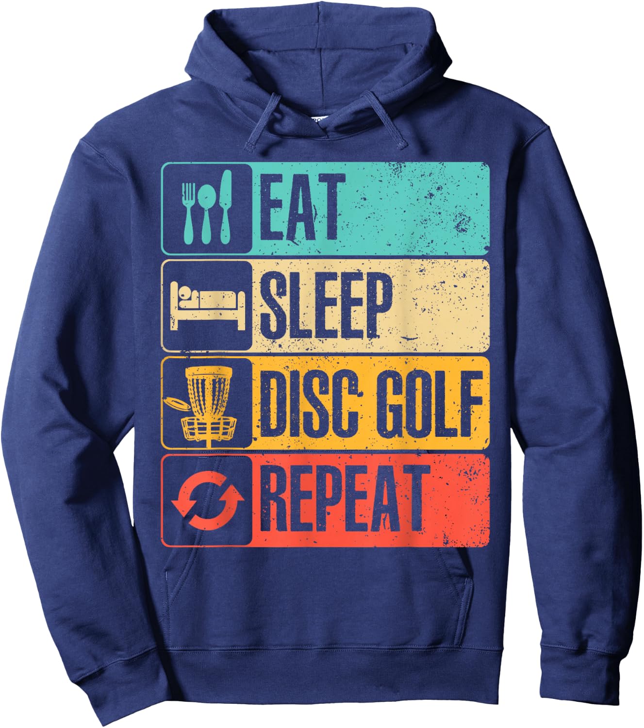 Funny Disc Golf Art Women Golf Player Disc Golfers Hoodie - Hoodie | Navy