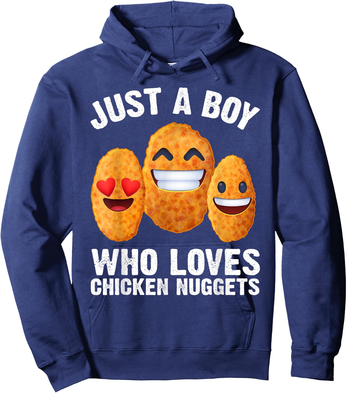 Funny Chicken Nugget Boys Kids Chicken Nugget Lovers Hoodie - Hoodie | Navy