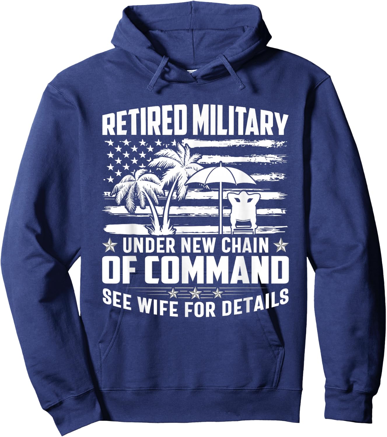 Retired military under new chain of command see wife details Hoodie - Hoodie | Navy