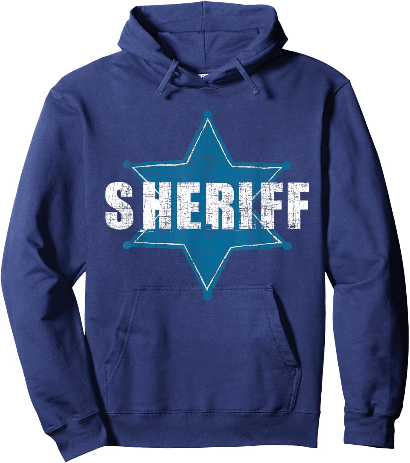 Sheriff - Law Enforcement Personnel Police Blue Line Support Hoodie - Hoodie | Navy