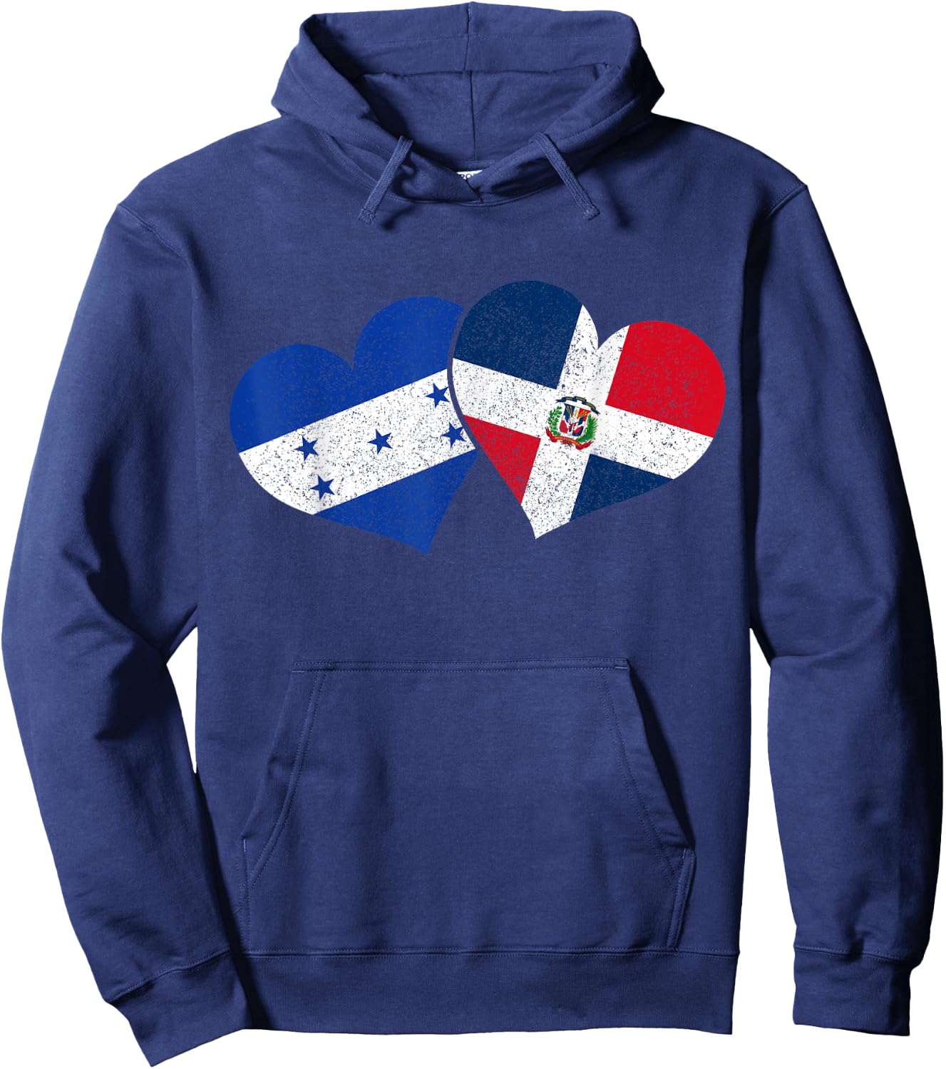 Honduras Dominican Republic Honduran Flag Pride Heritage Hoodie - Hoodie | Navy