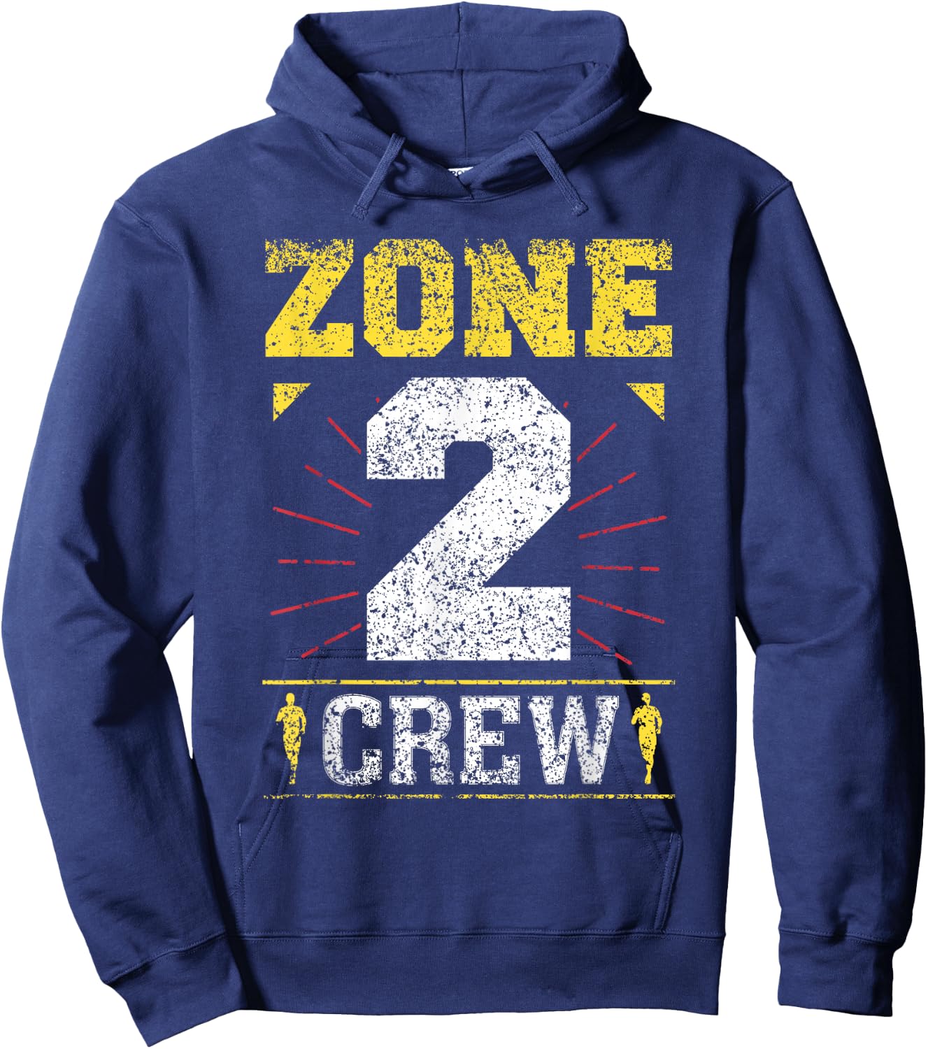 Zone 2 Crew Sport Fitness Training Cardio Zone 2 Hoodie - Hoodie | Navy