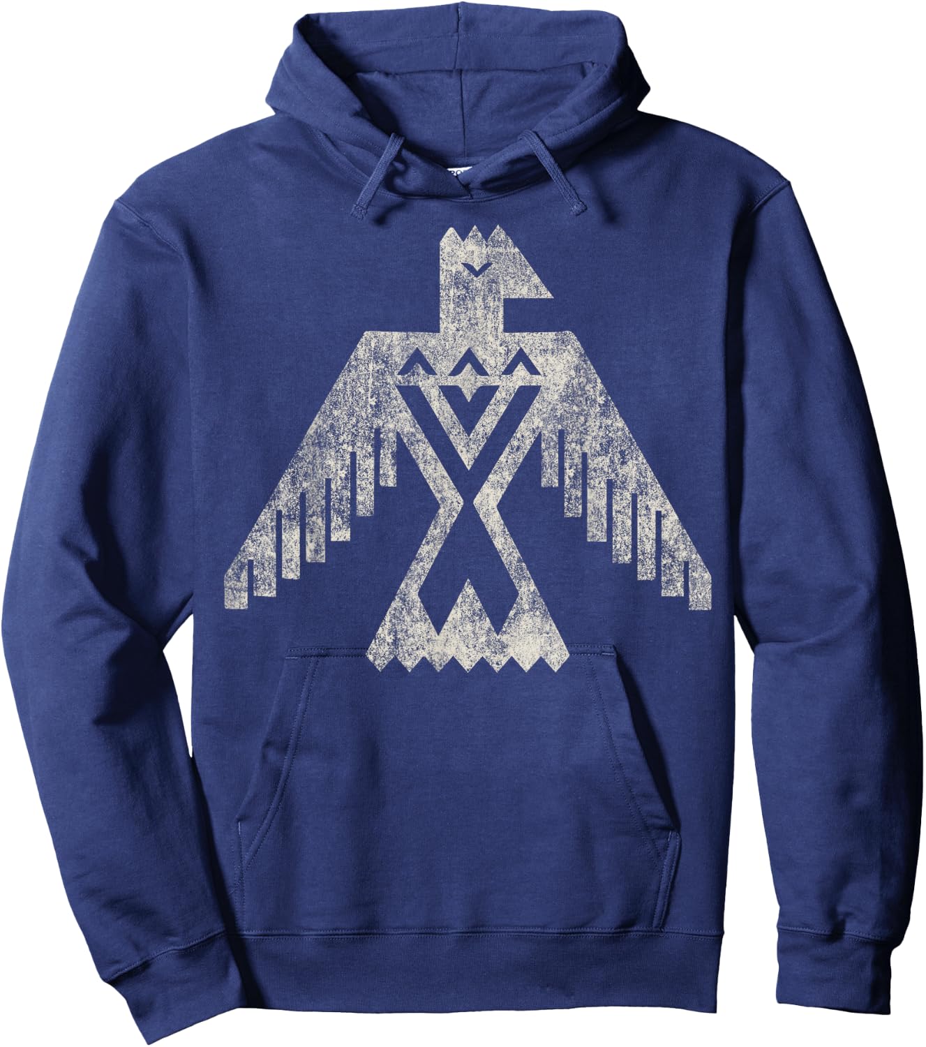 Native American Bird Vintage Thunderbird Design Eagle Hoodie - Hoodie | Navy