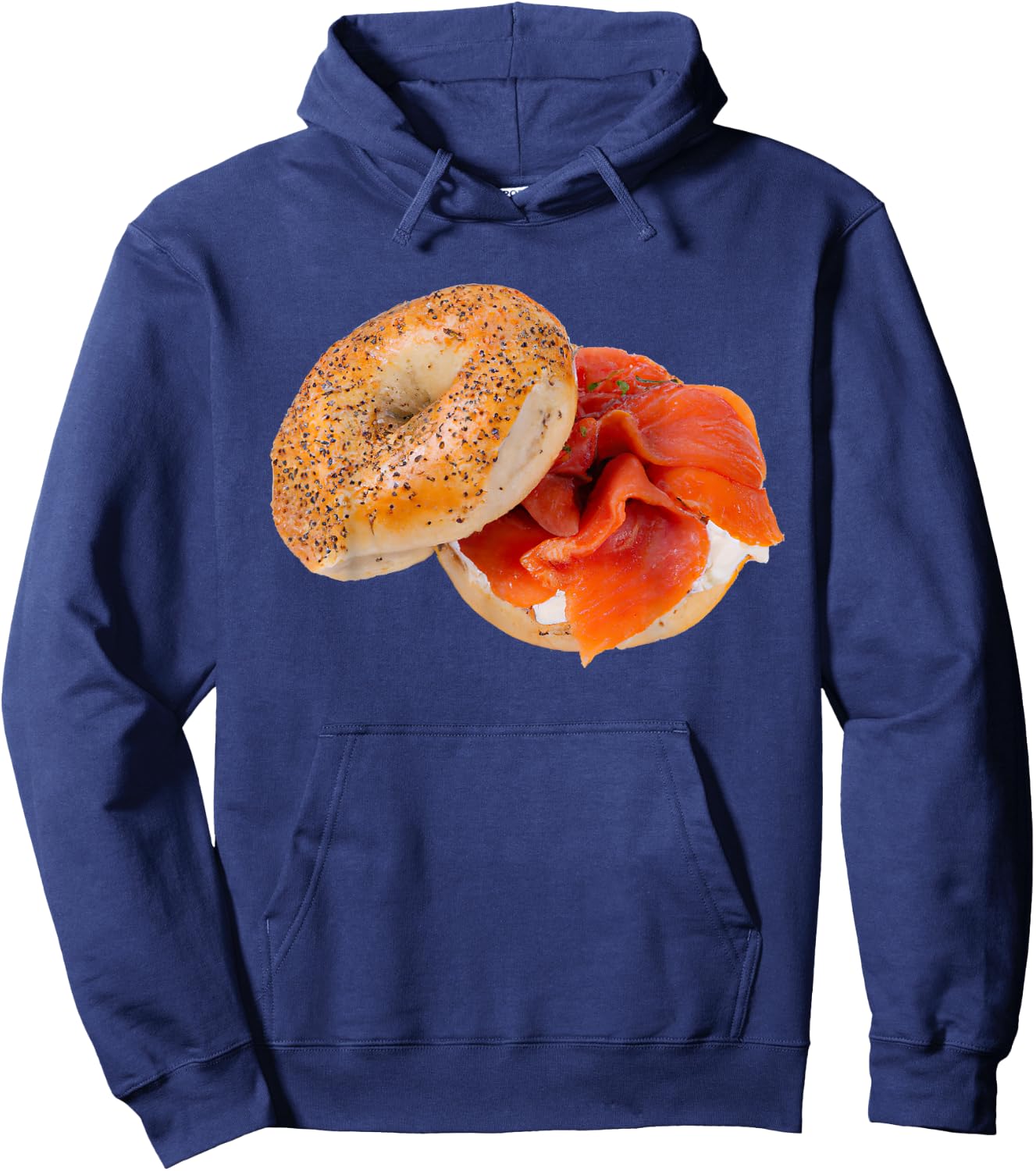 Lox Bagel Sandwich Hoodie - Hoodie | Navy