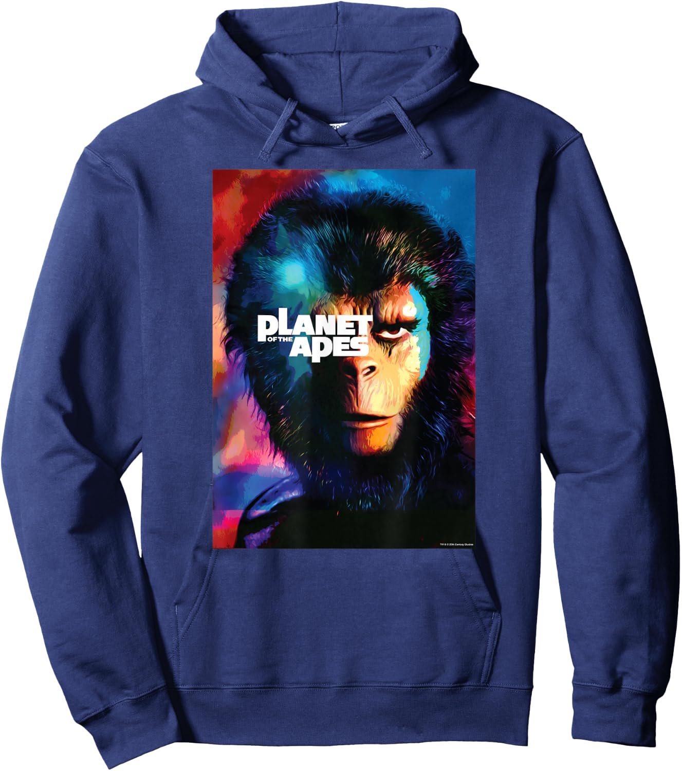 Planet of The Apes 1968 Cornelius Original Movie Poster Art Hoodie - Hoodie | Navy