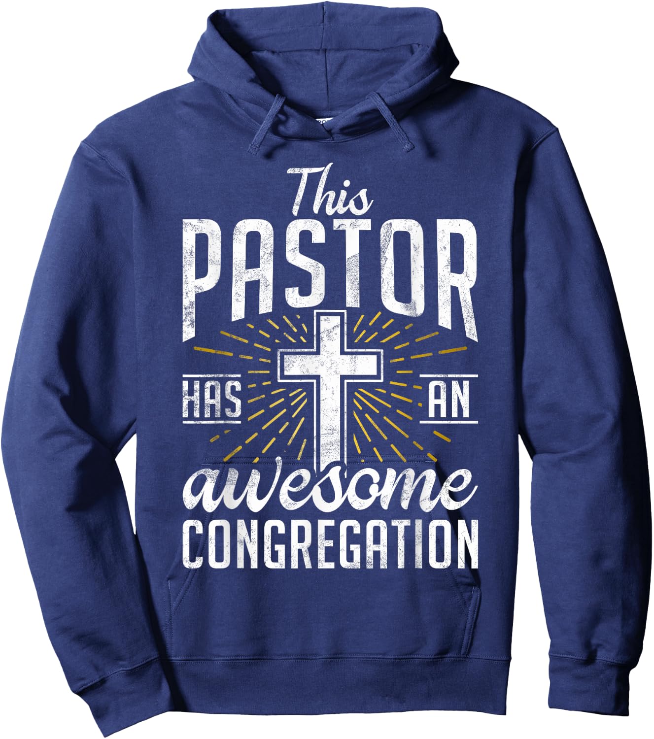 This Pastor has an awesome congregation Pastor Hoodie - Hoodie | Navy