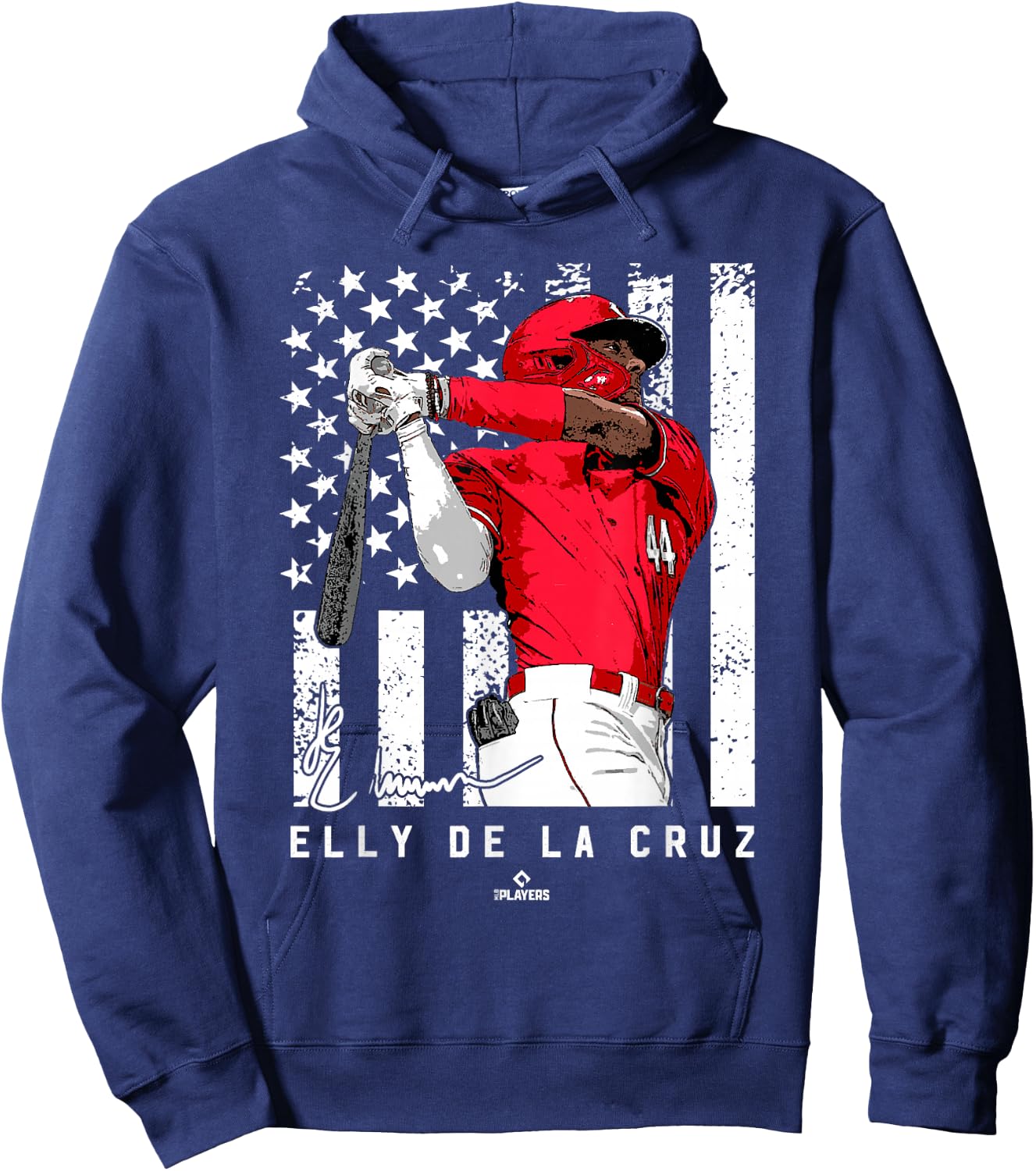 Show Your Pride Elly De La Cruz Cincinnati MLBPA Hoodie - Hoodie | Navy