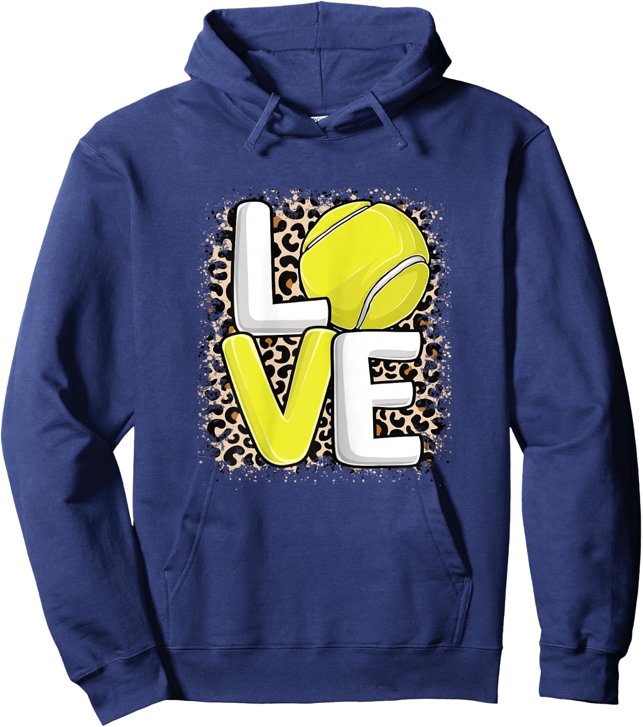 Love Tennis Player Women Girls Hoodie - Hoodie | Navy