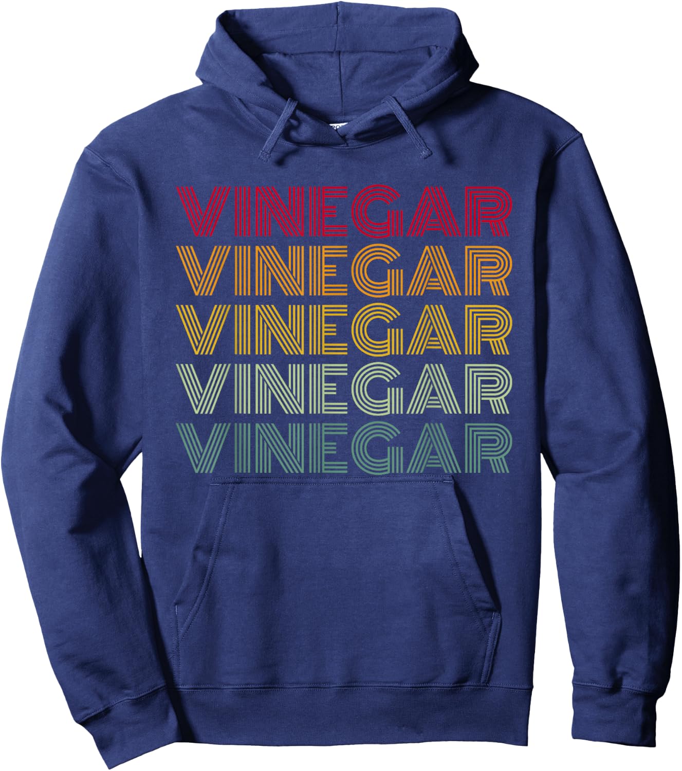Vinegar Retro Style Balsamic Apple Cider Vinegar Lover Hoodie - Hoodie | Navy