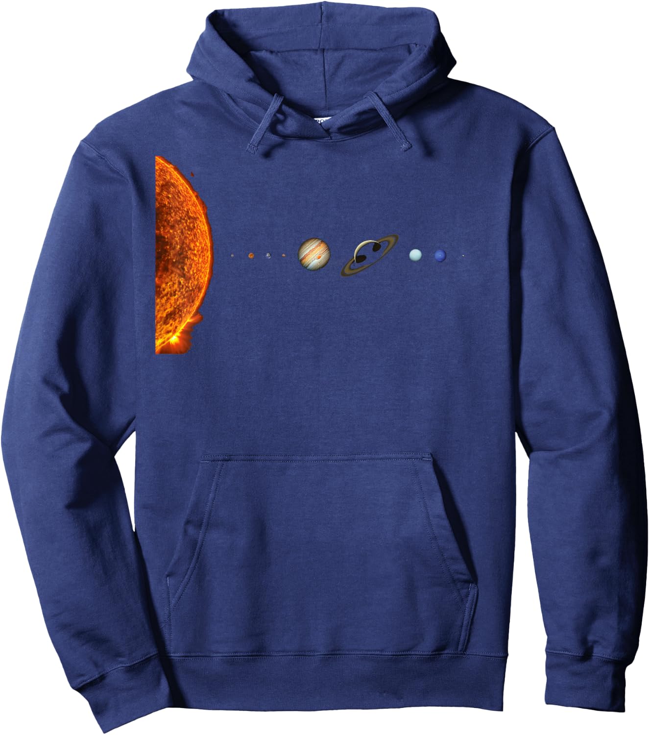 Solar System Nerd Galaxy Science and Planets Astronomy Hoodie - Hoodie | Navy