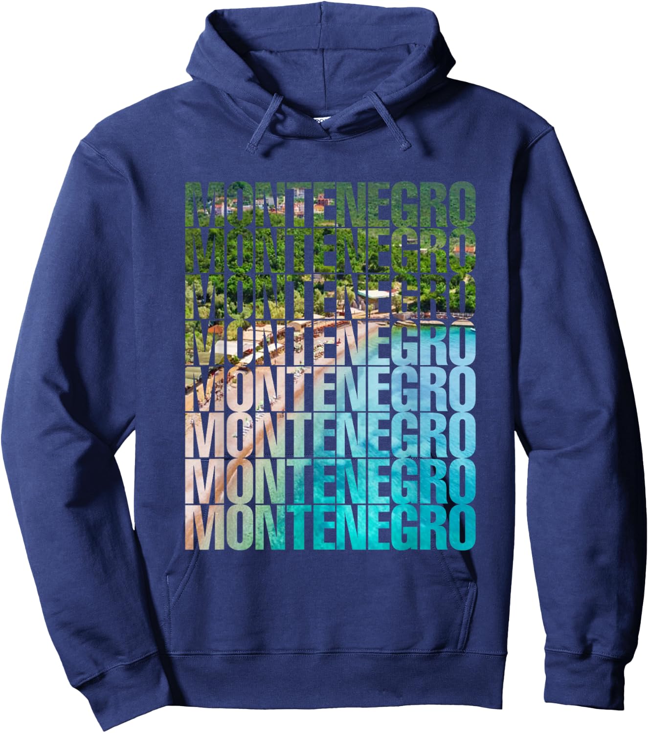 Travel to Kotor Funny Balkan Montenegro Hoodie - Hoodie | Navy