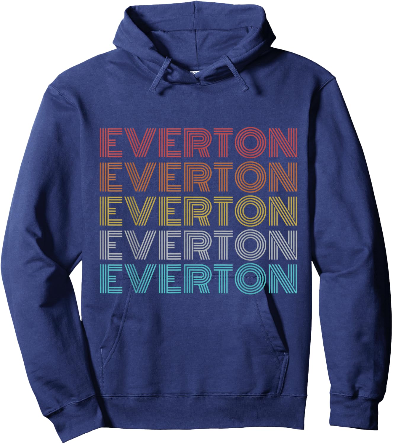 Retro Vintage Everton Hoodie - Hoodie | Navy