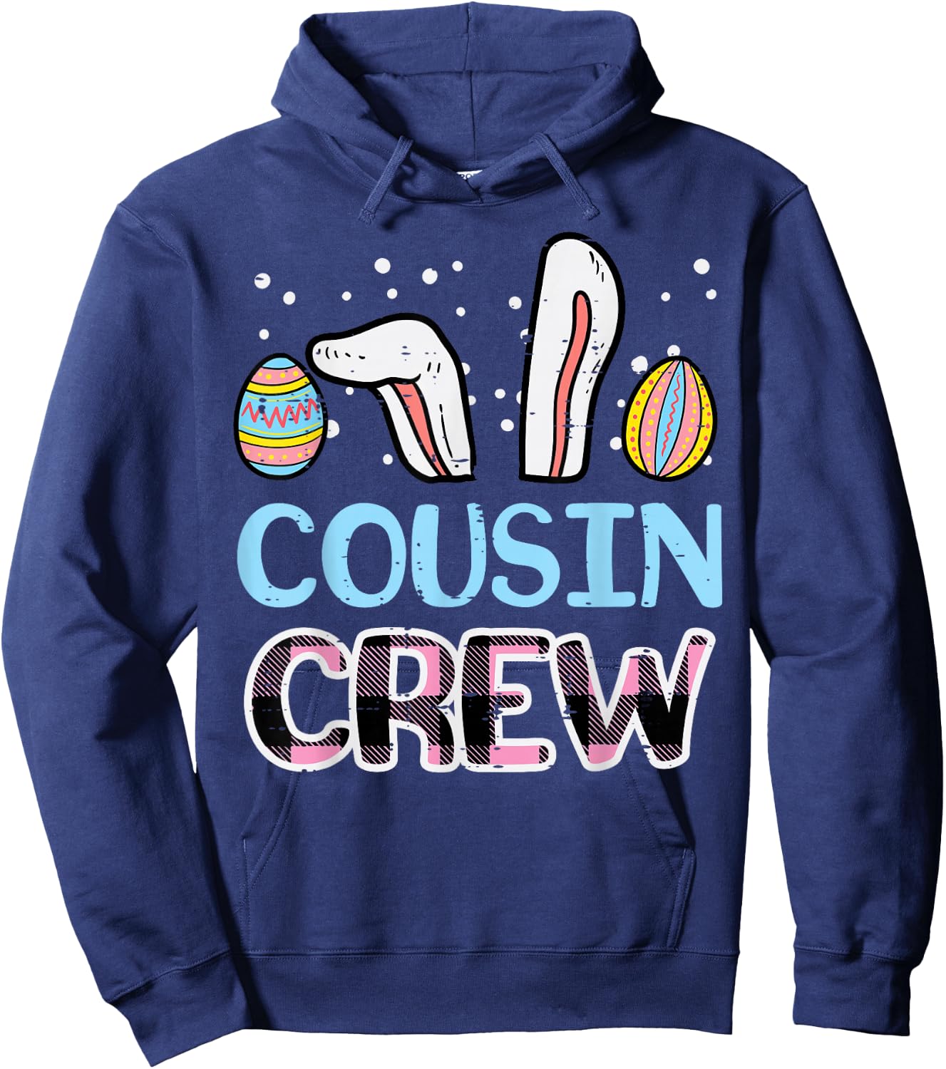 Easter Cousin Crew Family Matching Boys Girls Kids Toddler Hoodie - Hoodie | Navy