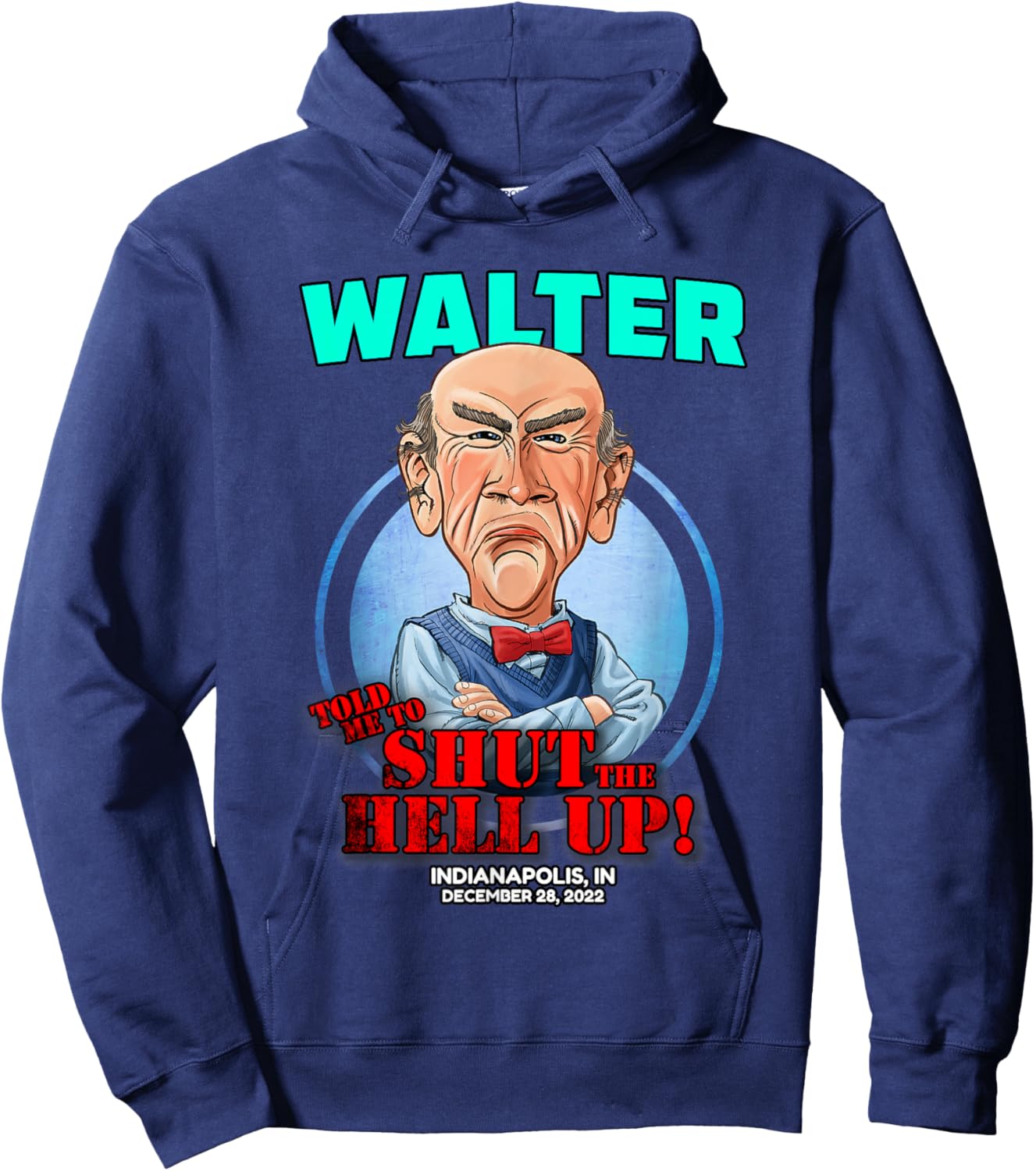 Walter Indianapolis, IN (2022) Hoodie - Hoodie | Navy