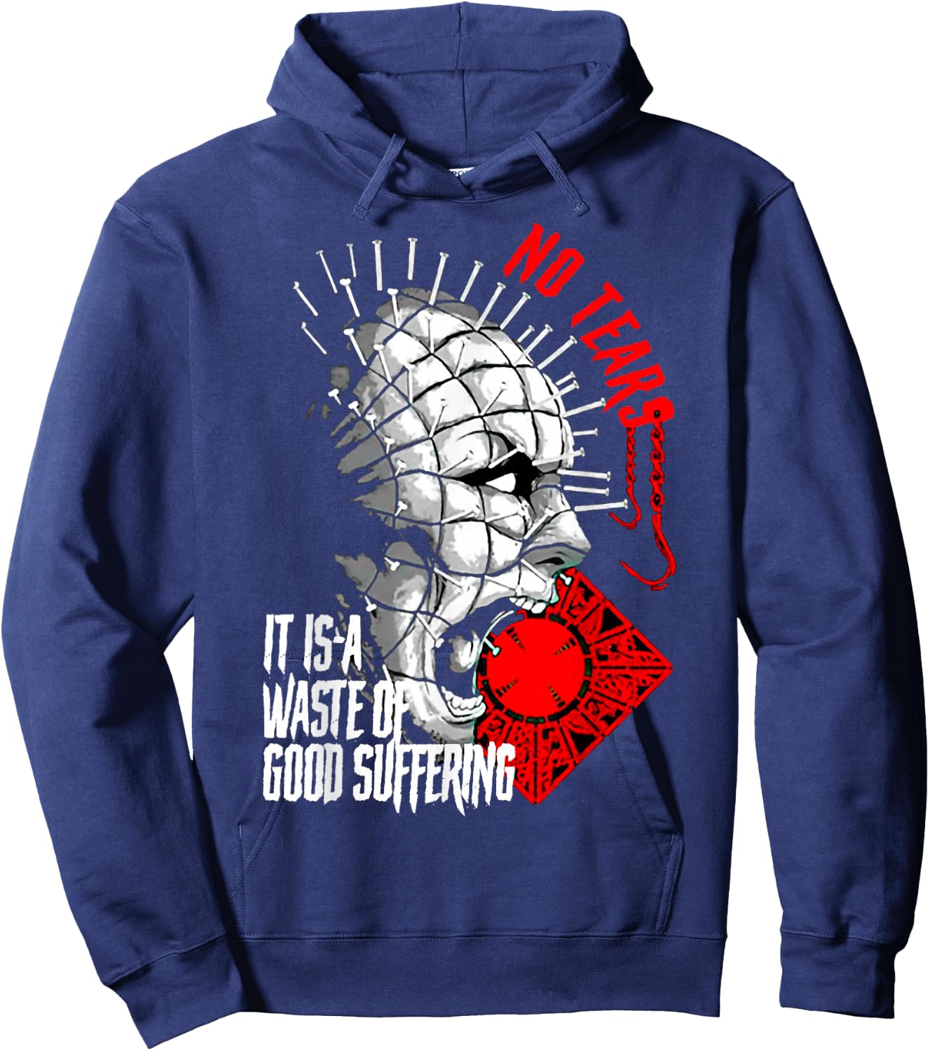 No Tears It Is A Waste Of Good Suffering Hoodie - Hoodie | Navy