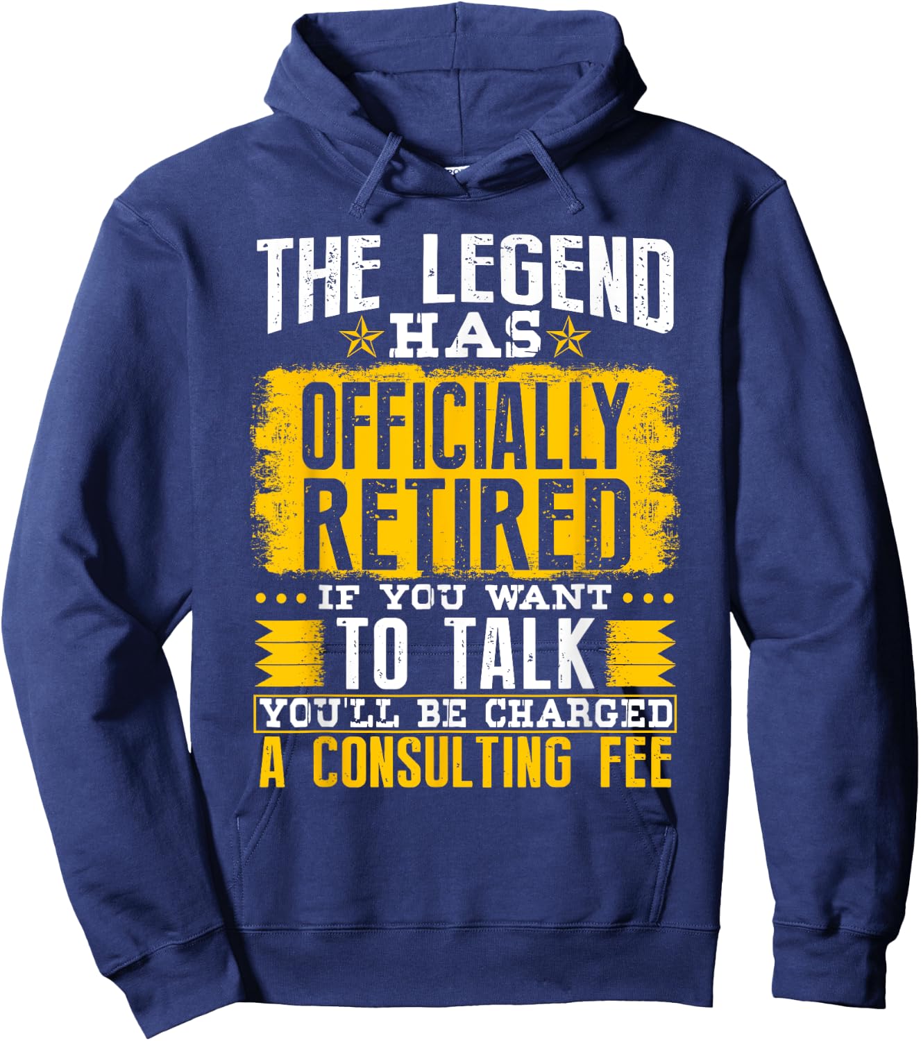 The Legend Has Officially Retired If You Want To Talk Hoodie - Hoodie | Navy